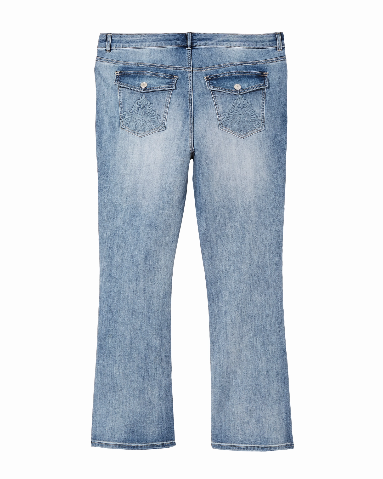 Regular Style Cloverly Bootcut w/ Pocket Detail | Light Wash