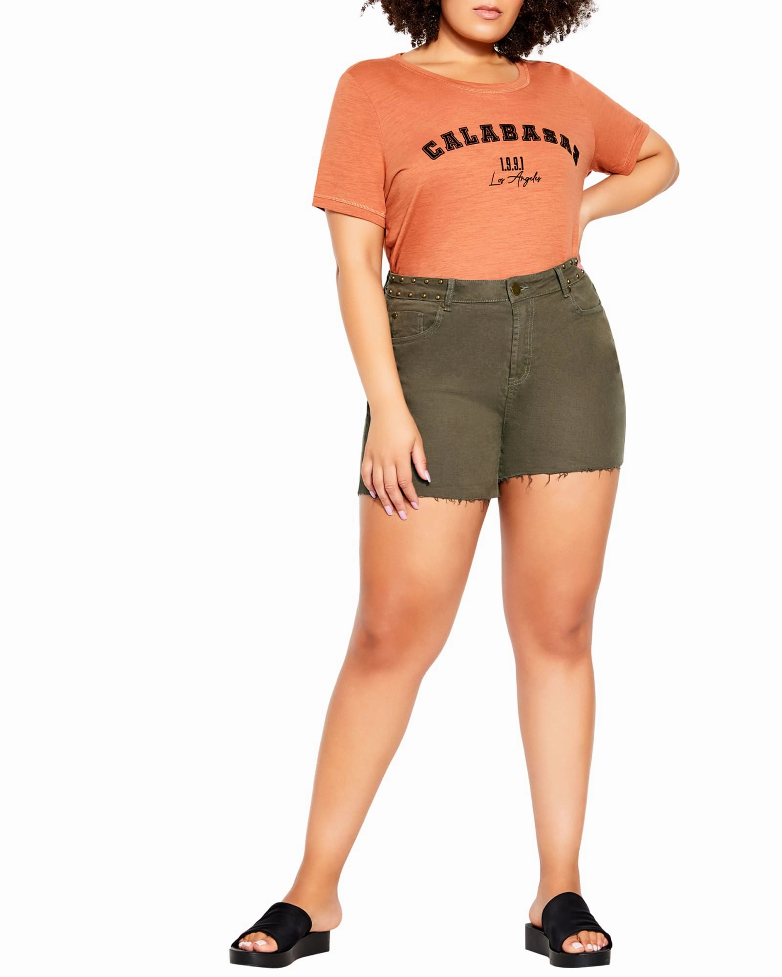 Mid Rise Fit Festival Outfit Date Night Professional Wear Coastal Walk Short | Khaki Wash
