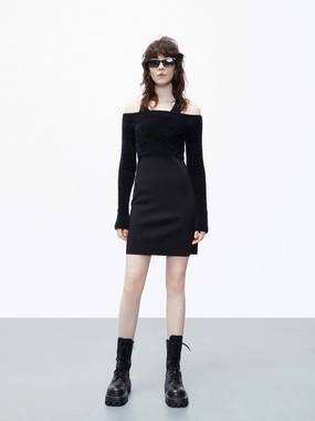 Cold Shoulder Dress Set Editor??s-Pick