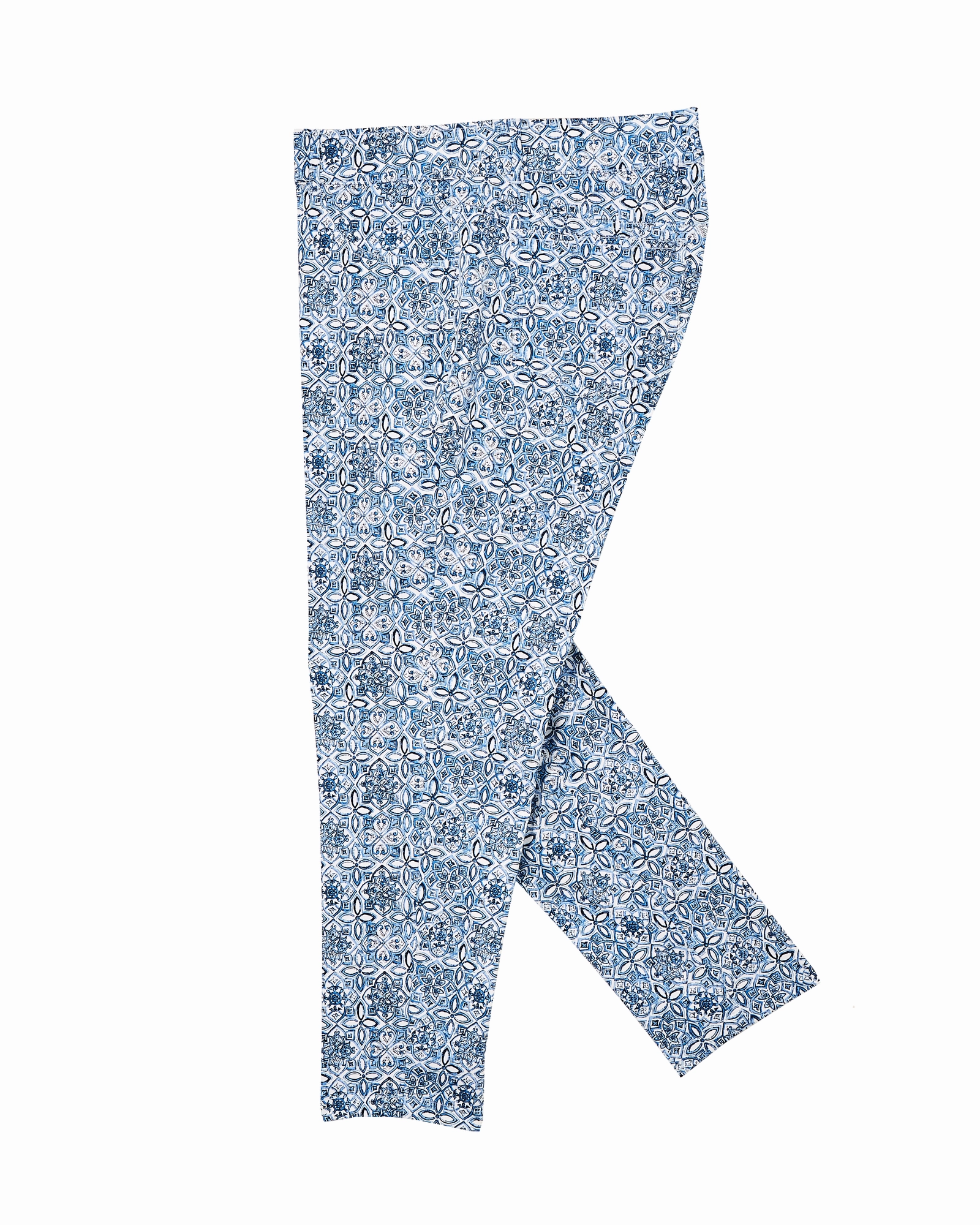 Riveted Stress Points Colwood Printed Ankle Pant | Medium Wash