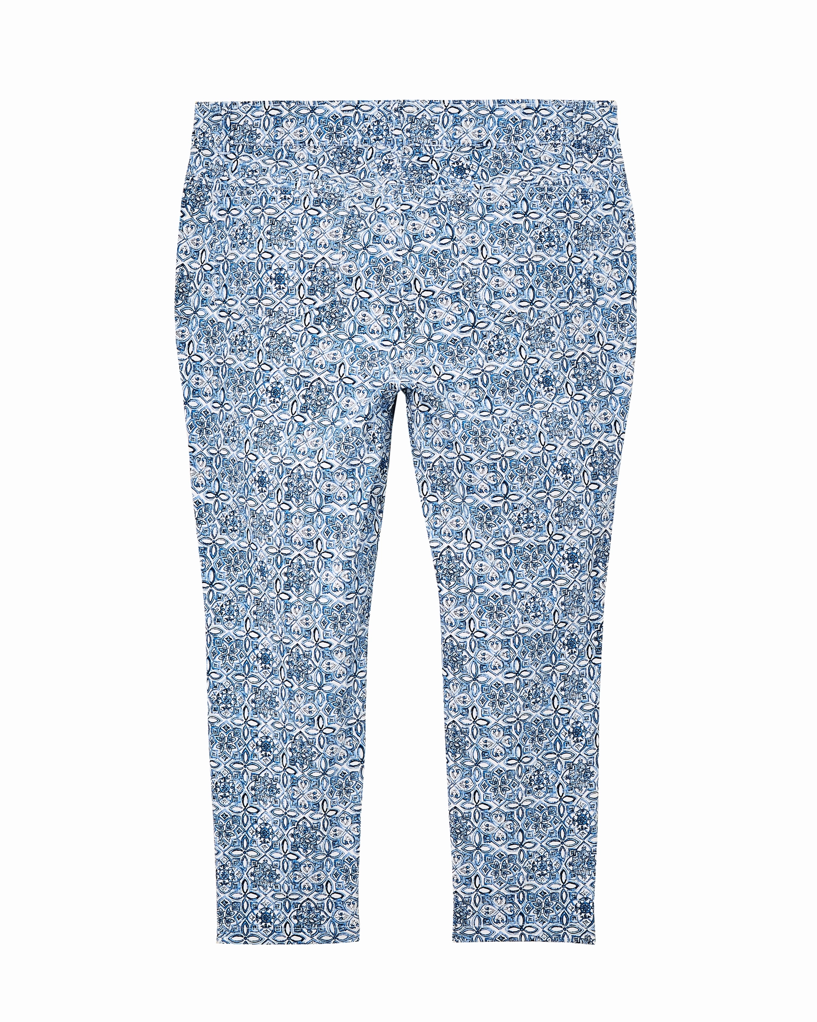 Colwood Printed Ankle Pant | Medium Wash Function Ready Daily Wear Breathable Classic