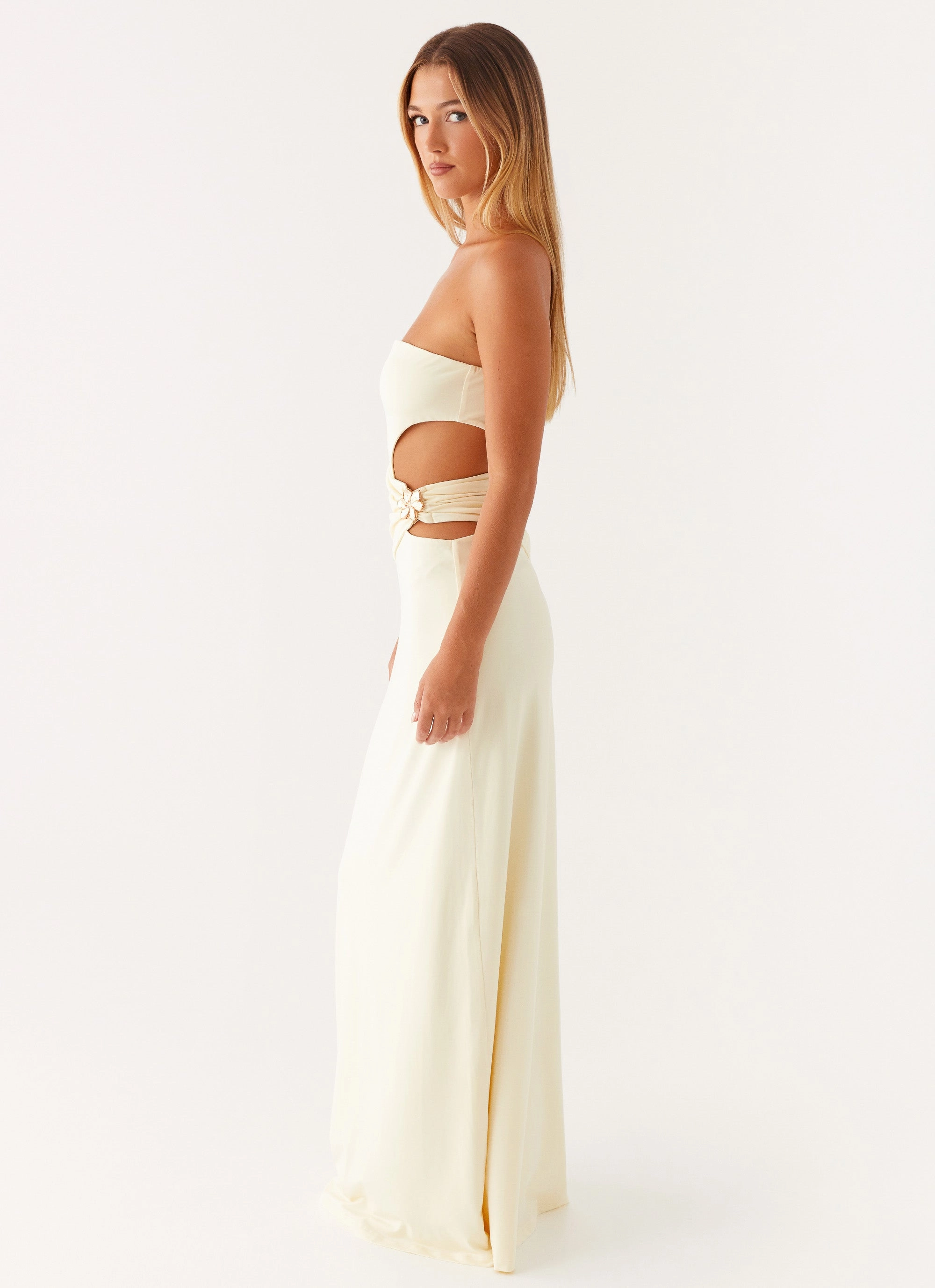 Anetta Maxi Dress - Yellow Contemporary Wear Practical-Style