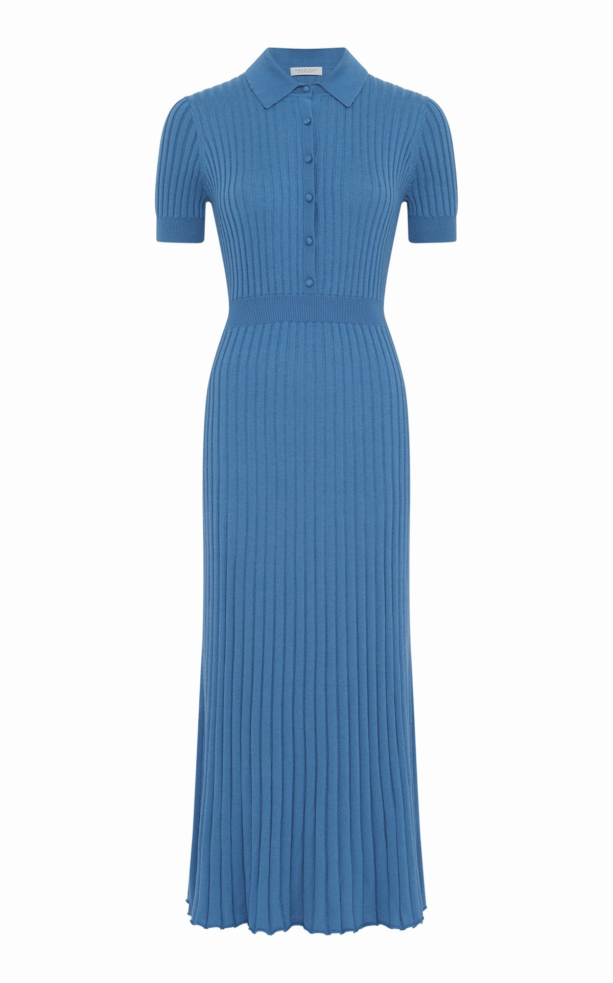 Travel Essential Amor Knit Midi Dress in Sky Cashmere Silk