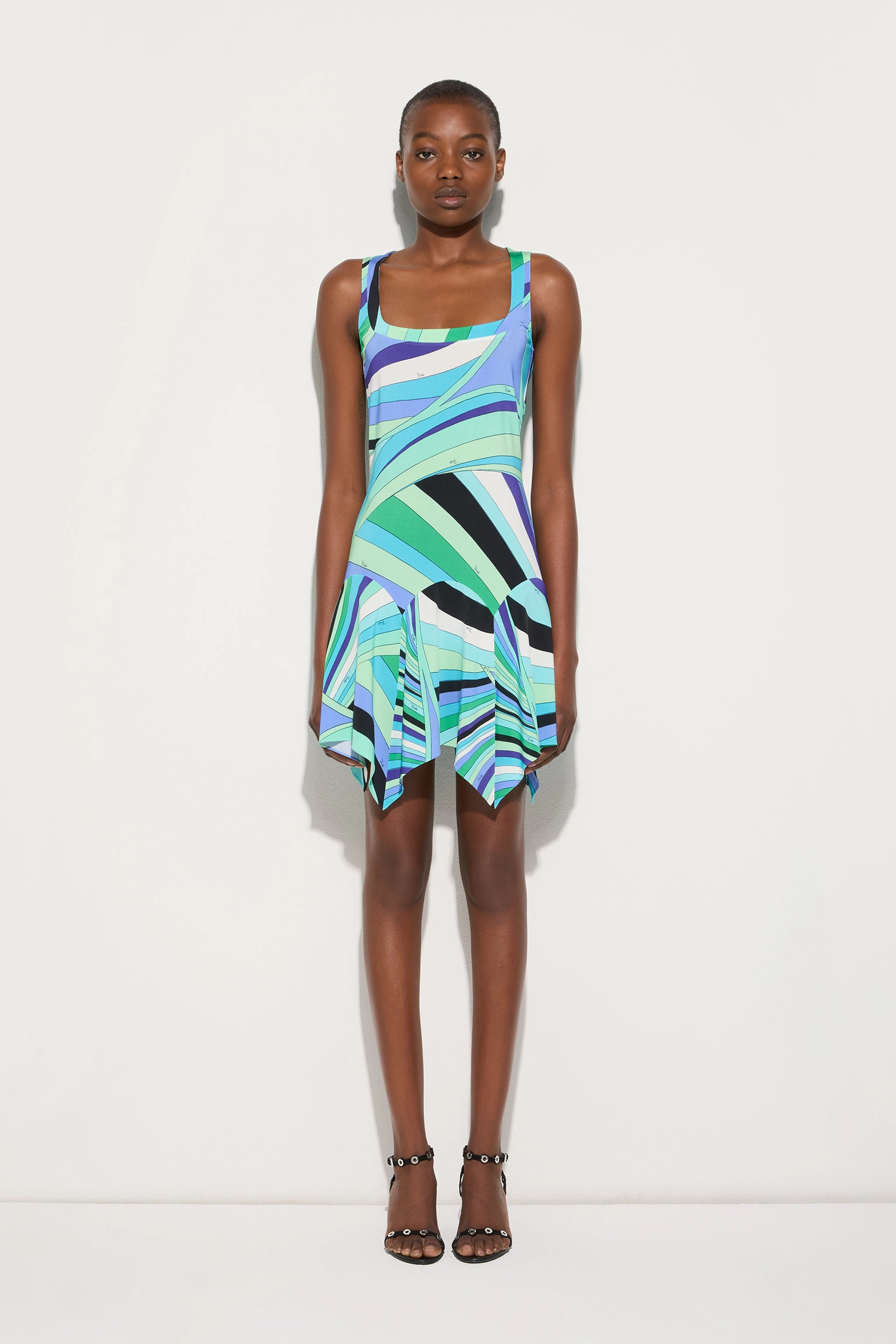 Scandi Light Iride Square Neckline Mini Dress