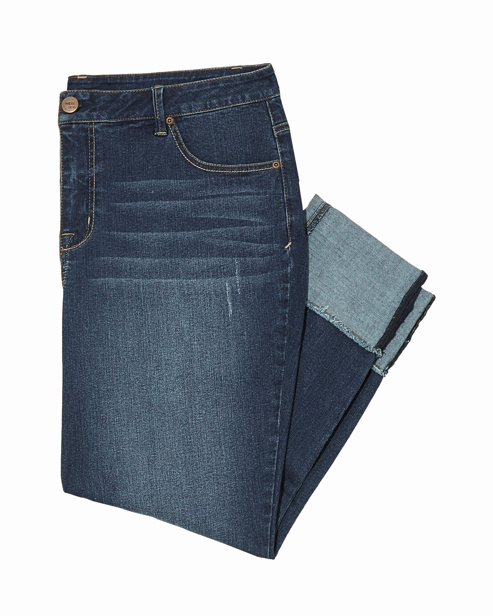 Eco Friendly Night Out Jackson Roll Cuff Jean | Dark Wash