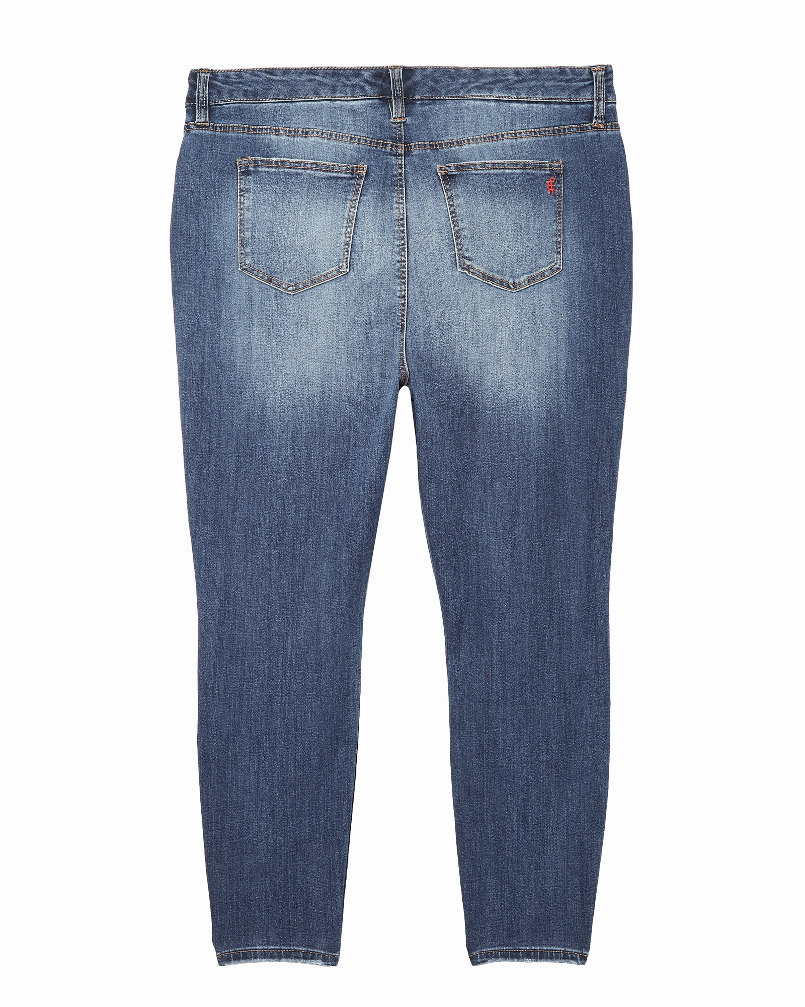 Family Style Gym Ready Daily Wear Chestnut Mid Rise Ankle Skinny Jean | Medium Wash