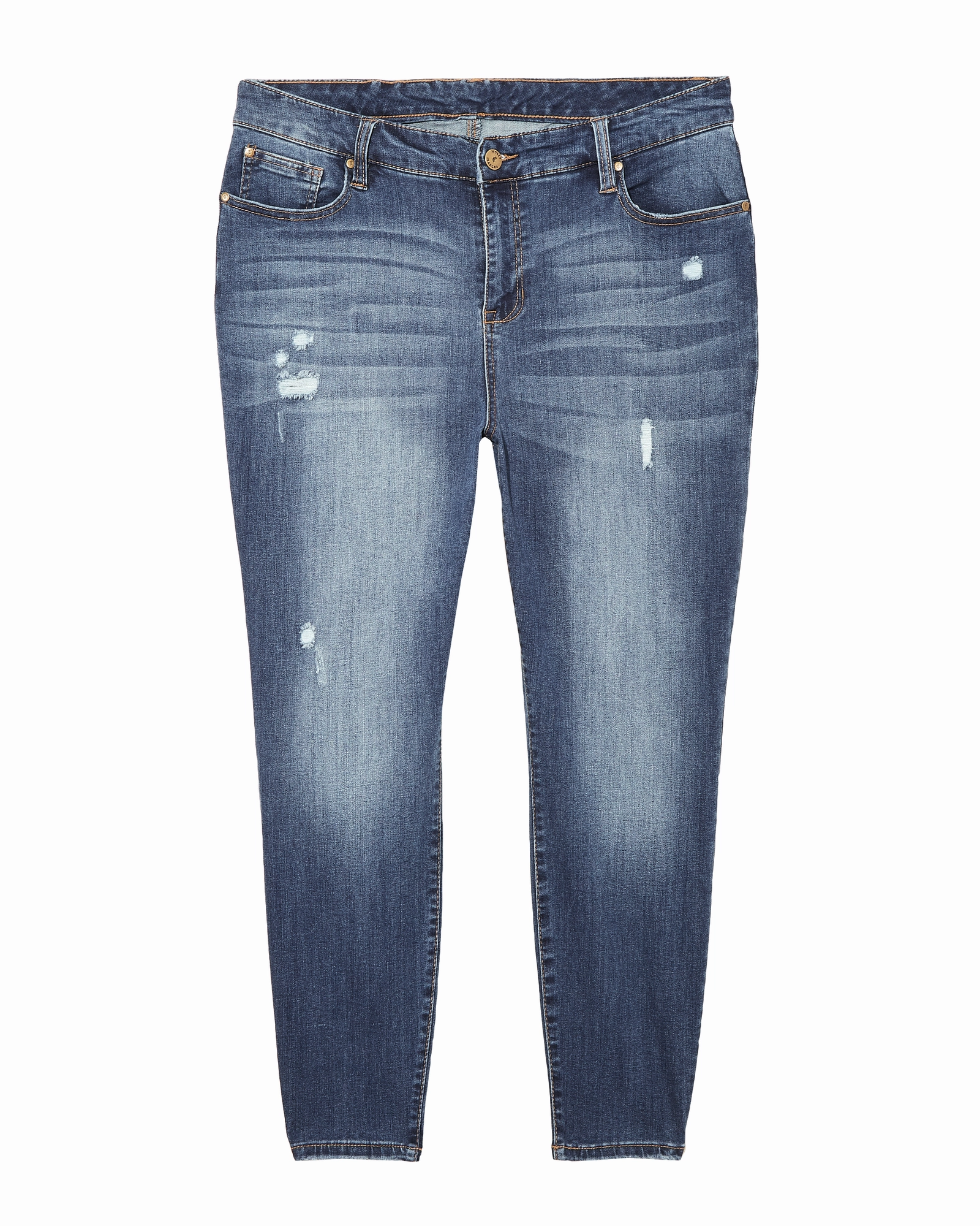 Easy Essentials Chestnut Mid Rise Ankle Skinny Jean | Medium Wash