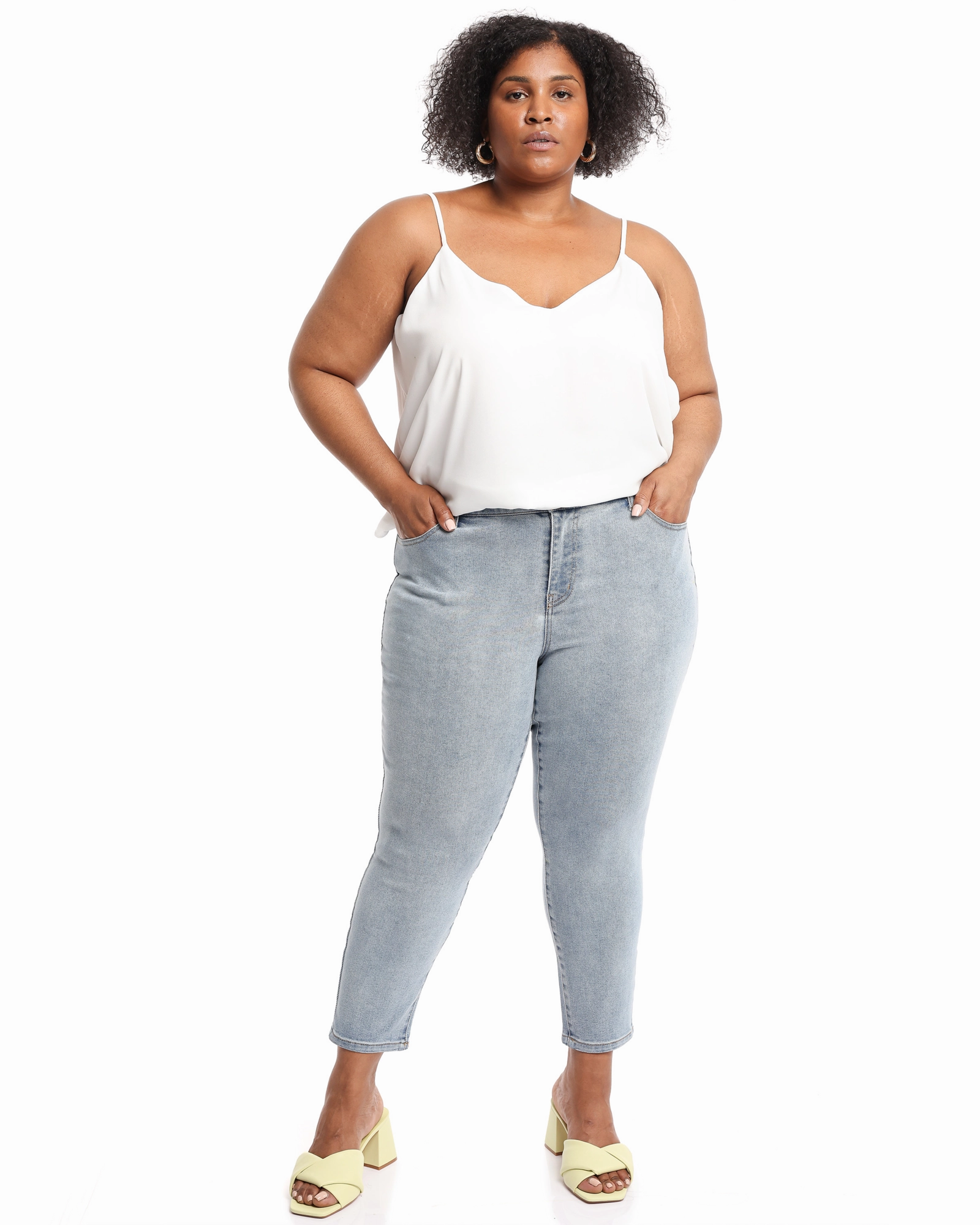 Wren High Rise Cropped Skinny Jeans | Delilah Reliable Fit