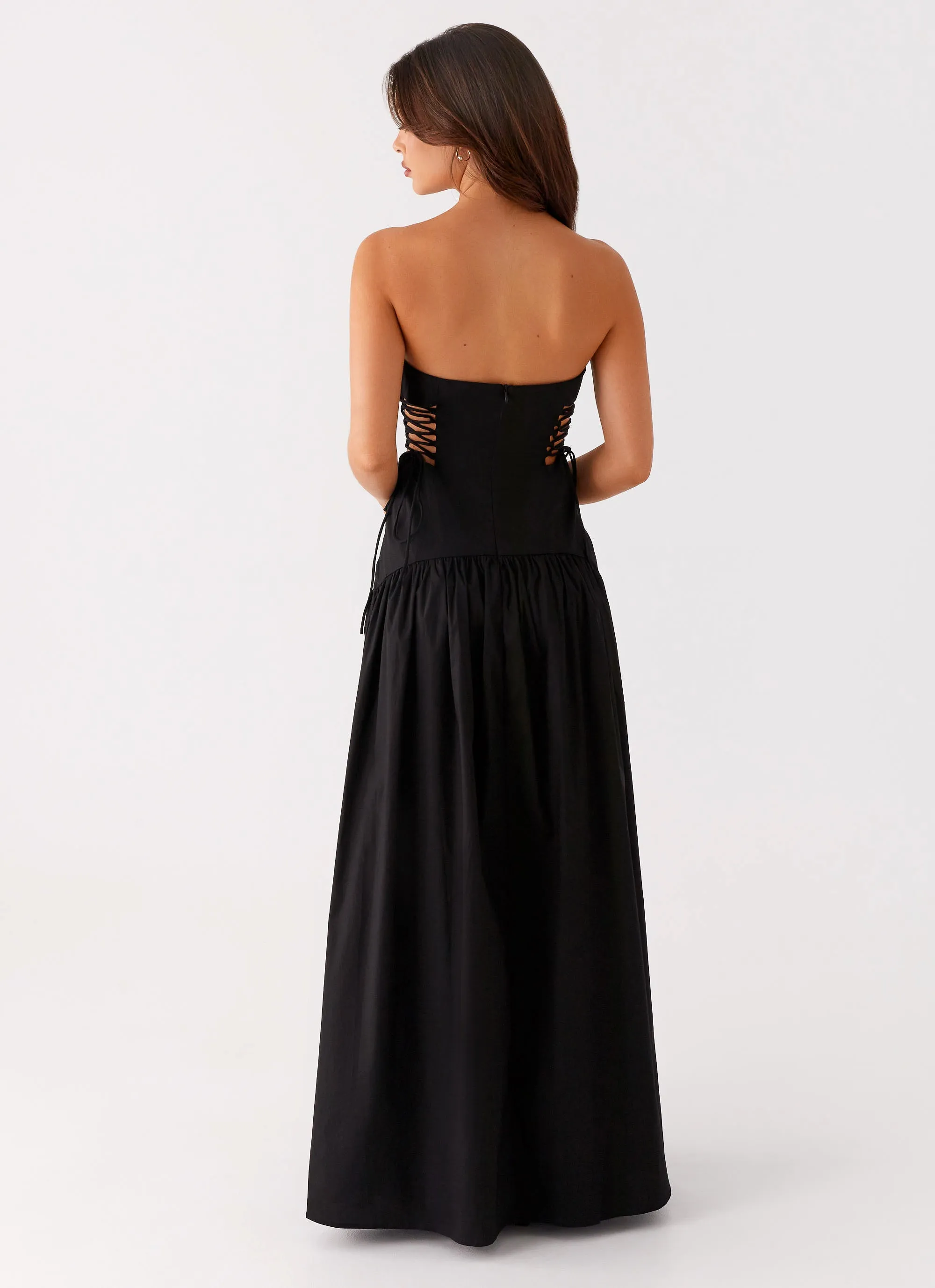 Conagh Maxi Dress - Black hypoallergenic Smooth Flow