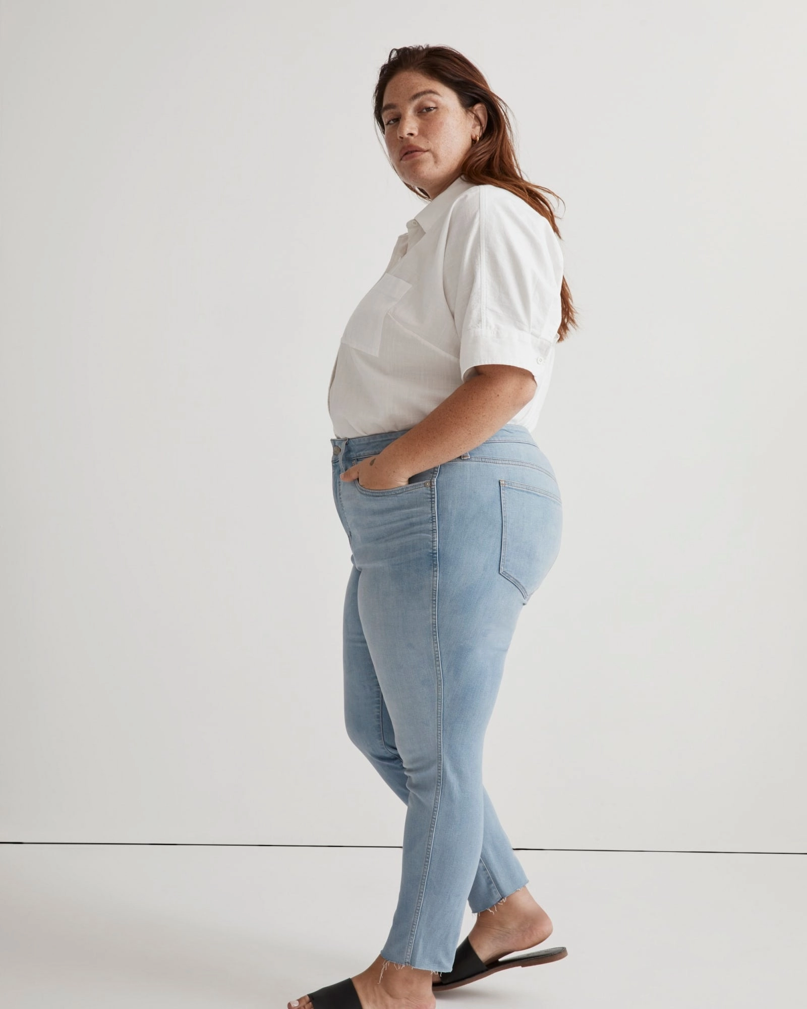 High Rise Skinny Crop Jeans | Charlemont Wash Relax Mode
