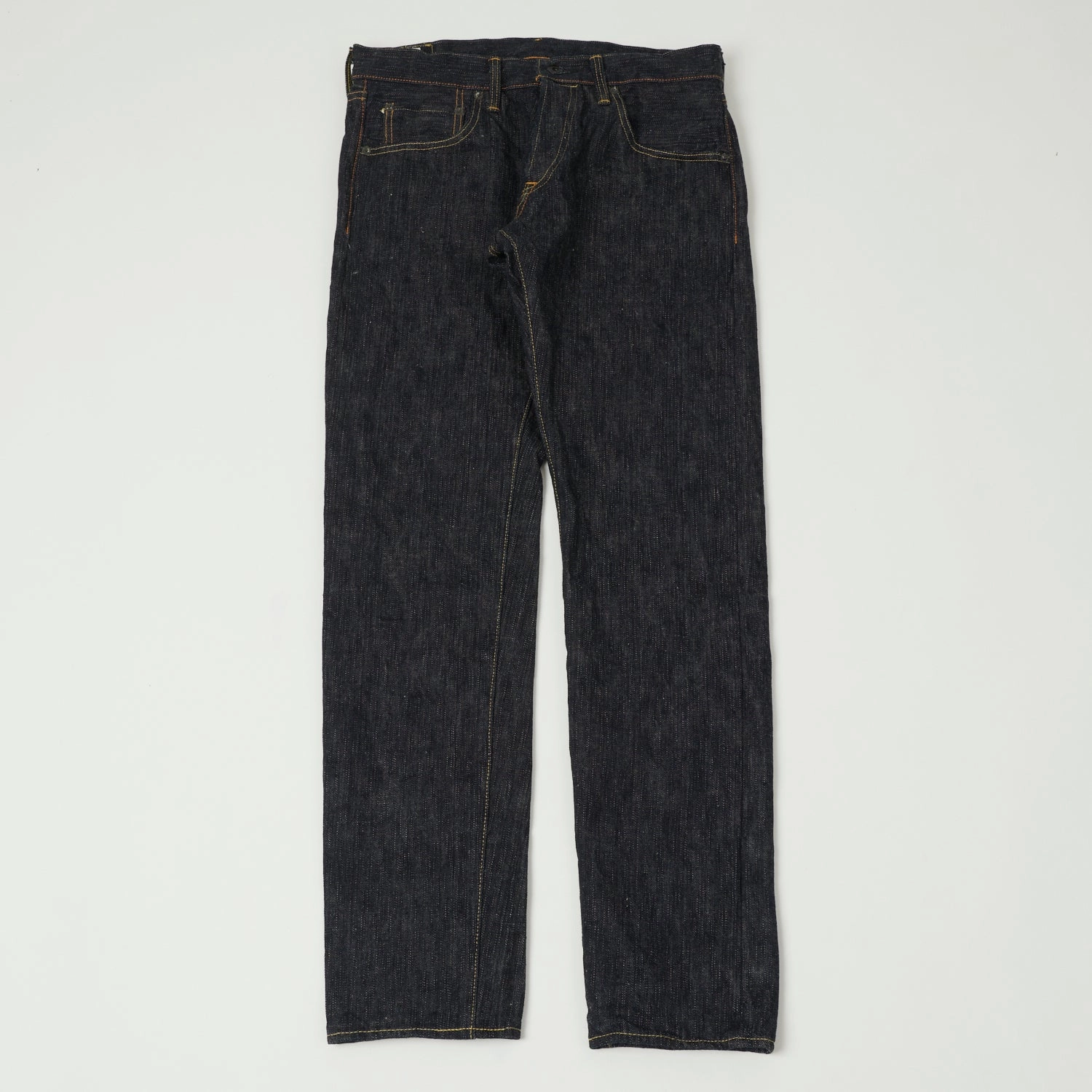 Pre Washed Denim ONI Denim 622-Kihannen 16oz 'Green Cast' Relaxed Tapered Jean - One Wash