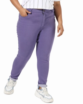 Lilac Skinny Jeans | Purple Lifestyle Fit