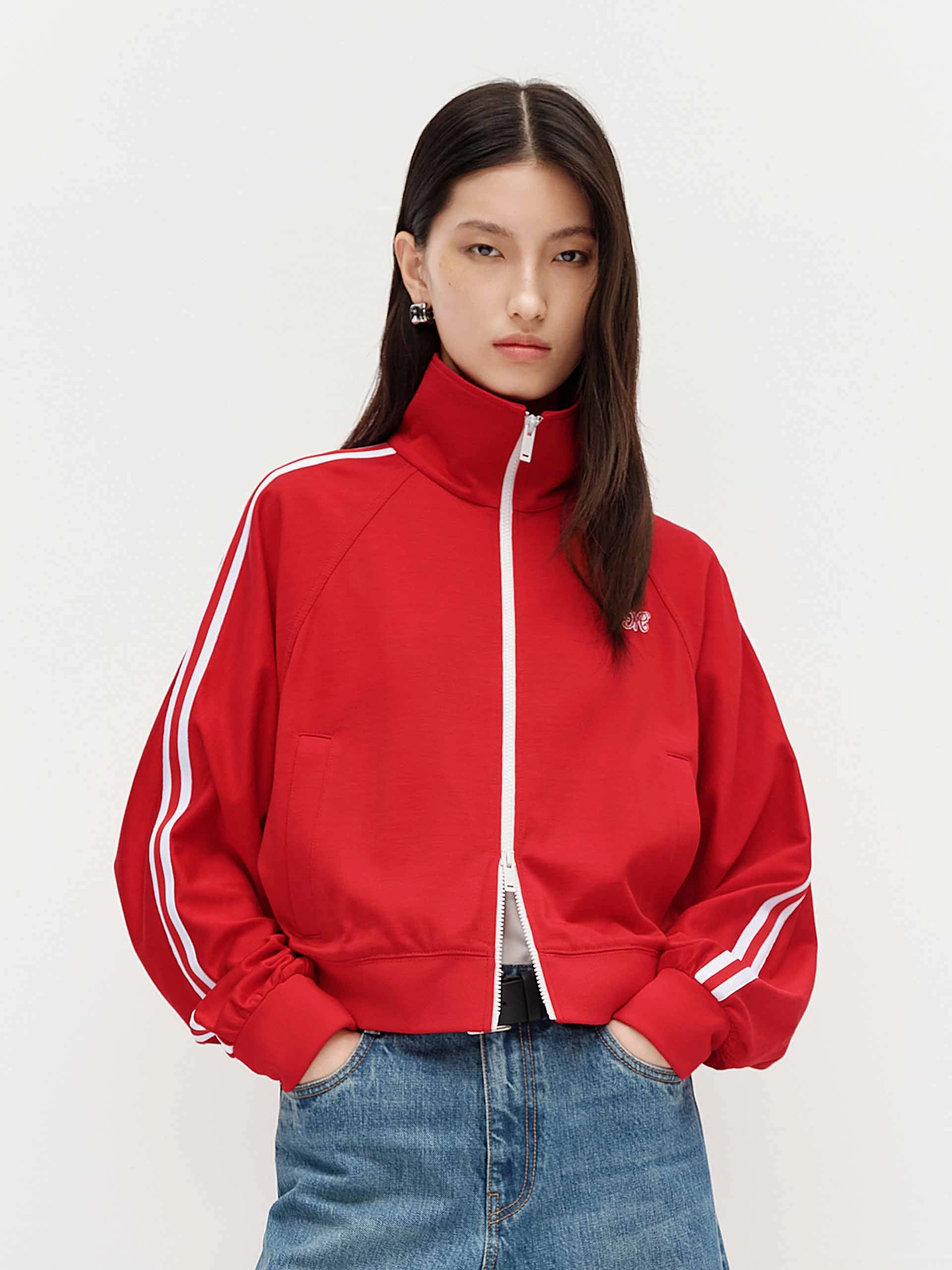 All Day Use Contrast Trim Short Jacket