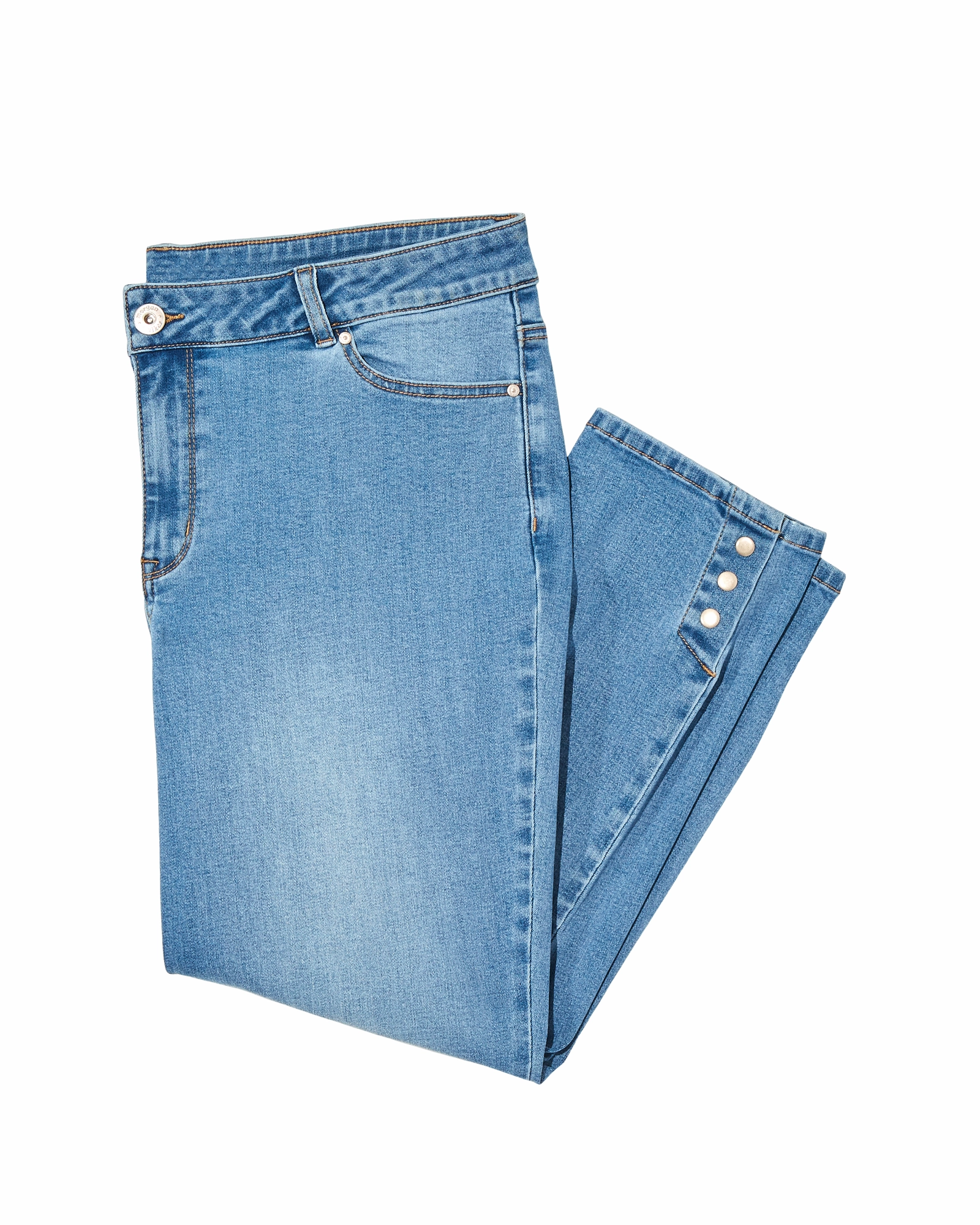 Conway Skinny w/ Snaps | Light Wash Autumn Days Parent Style