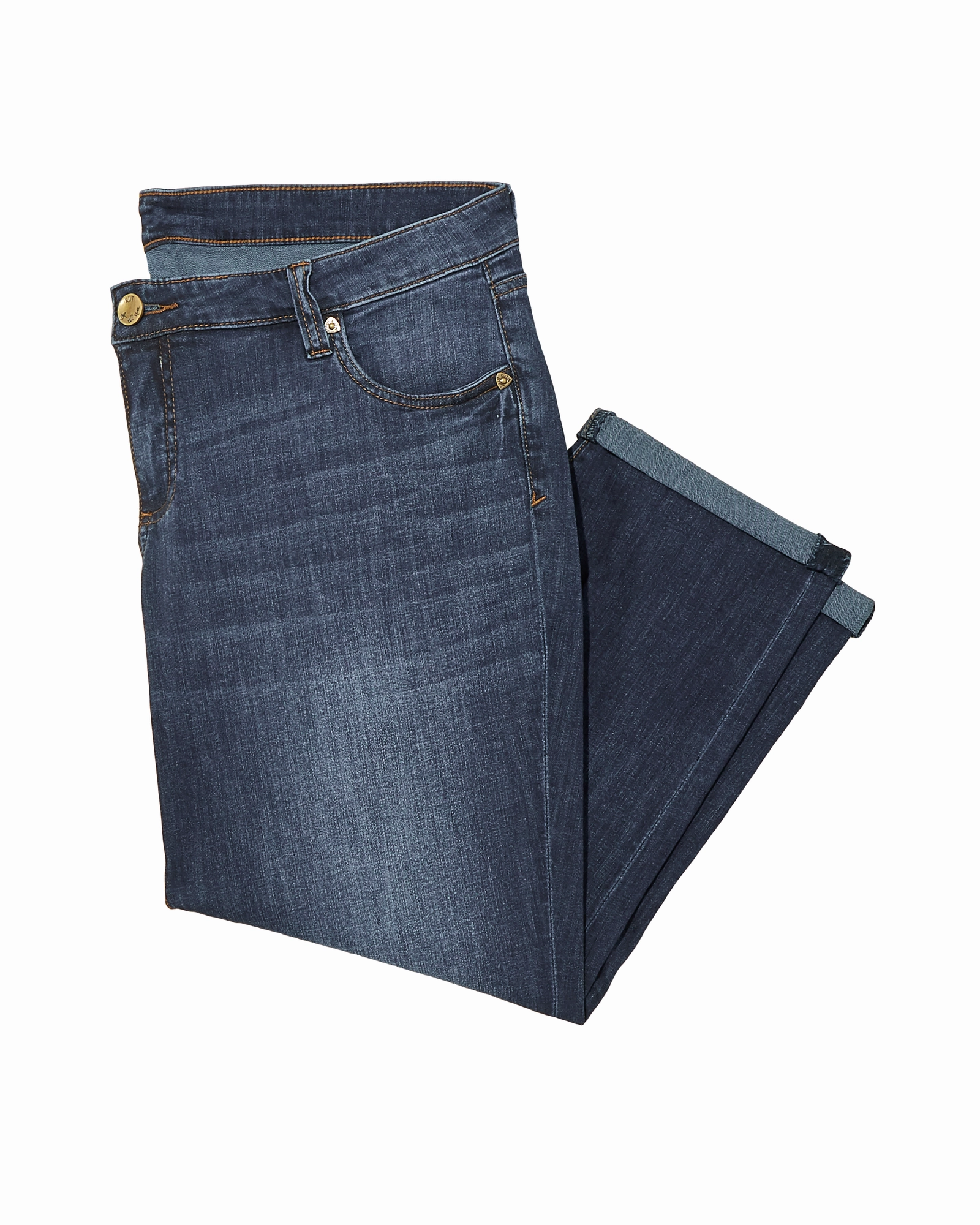 Airy Touch Grant Skinny Cropped Boyfriend | Dark Wash