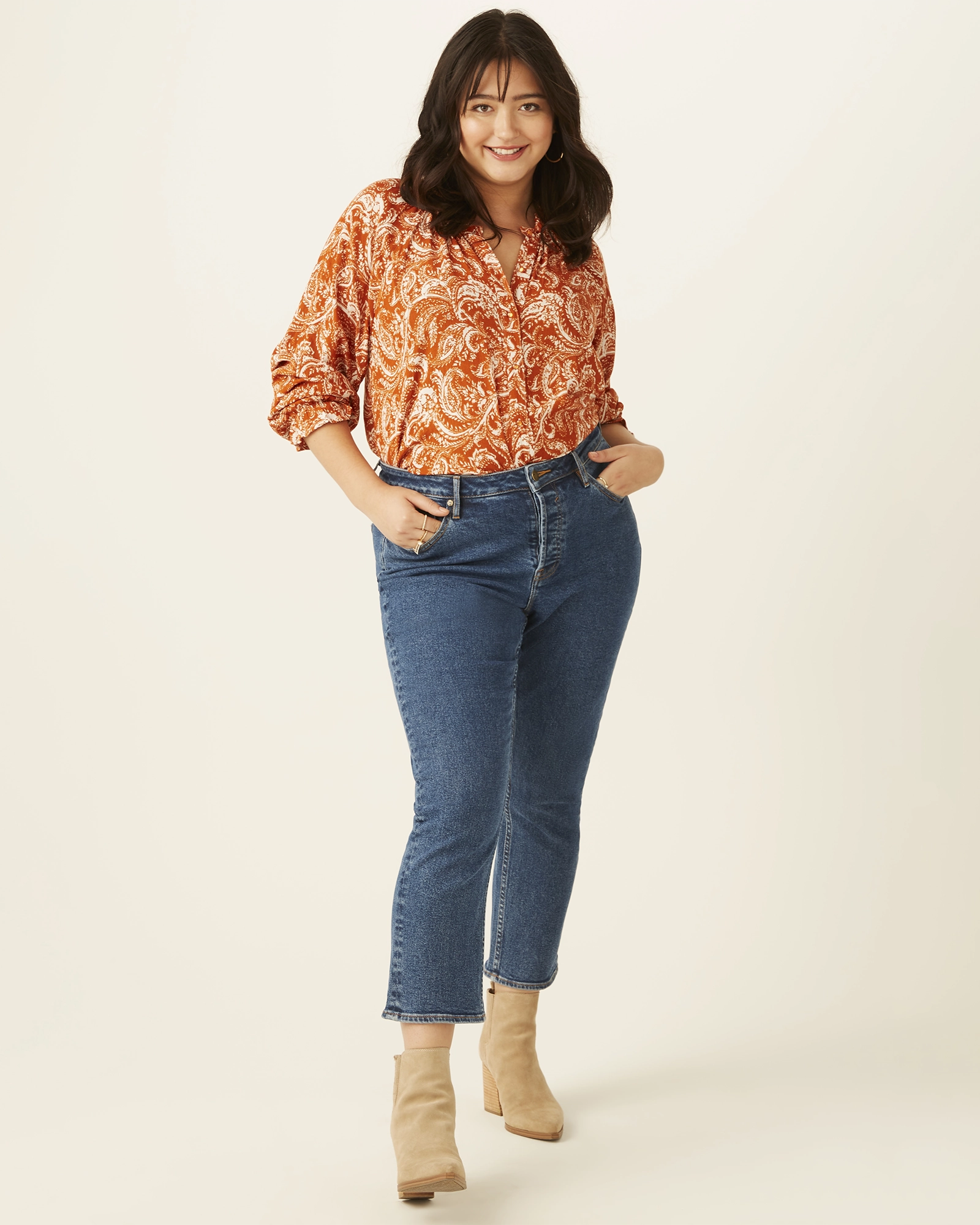 Cordelia Slim Straight-Leg Jeans | Medium Wash Routine Wear