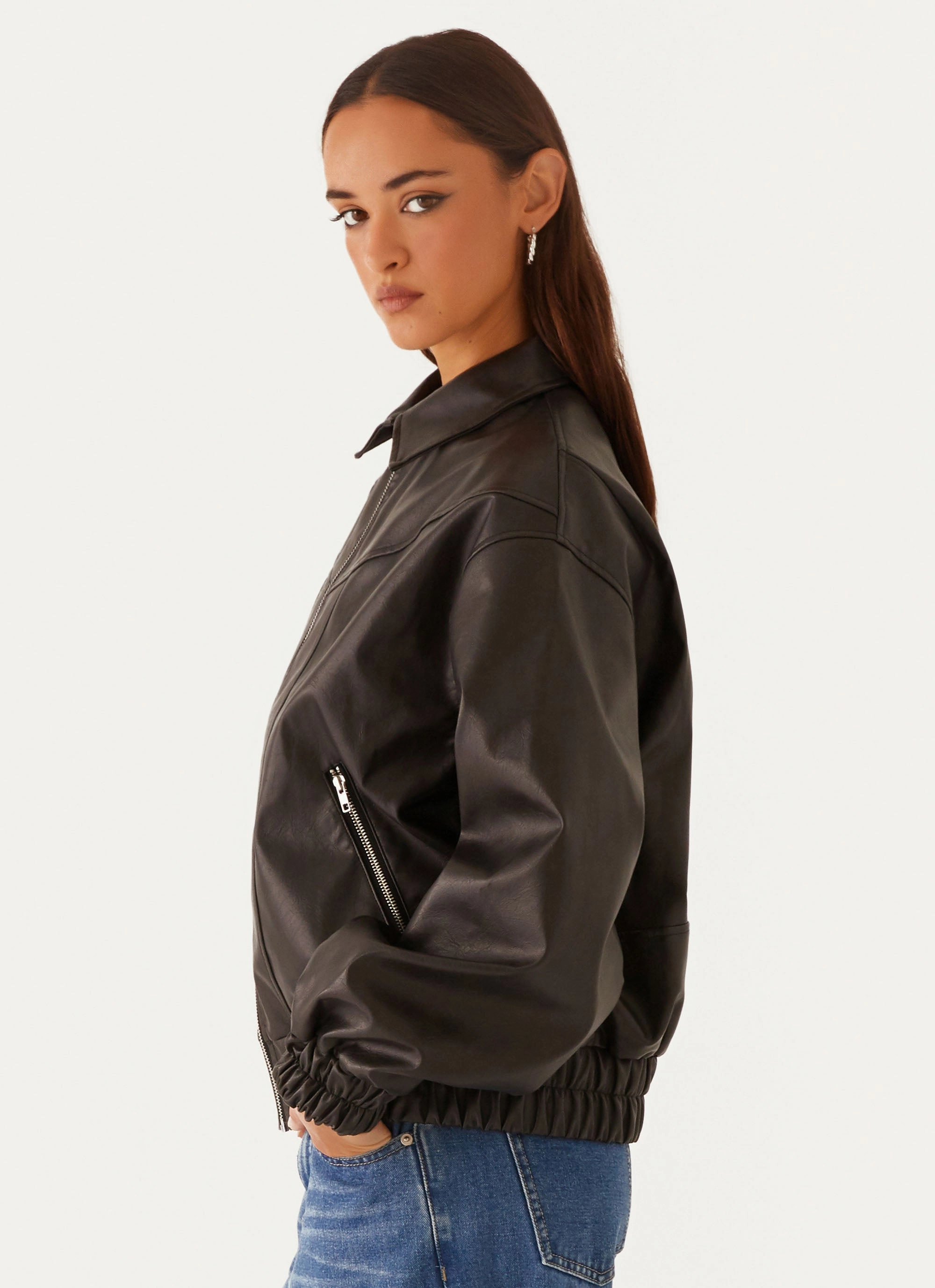 gym - goers Durable Stitching Holland Bomber Jacket - Black