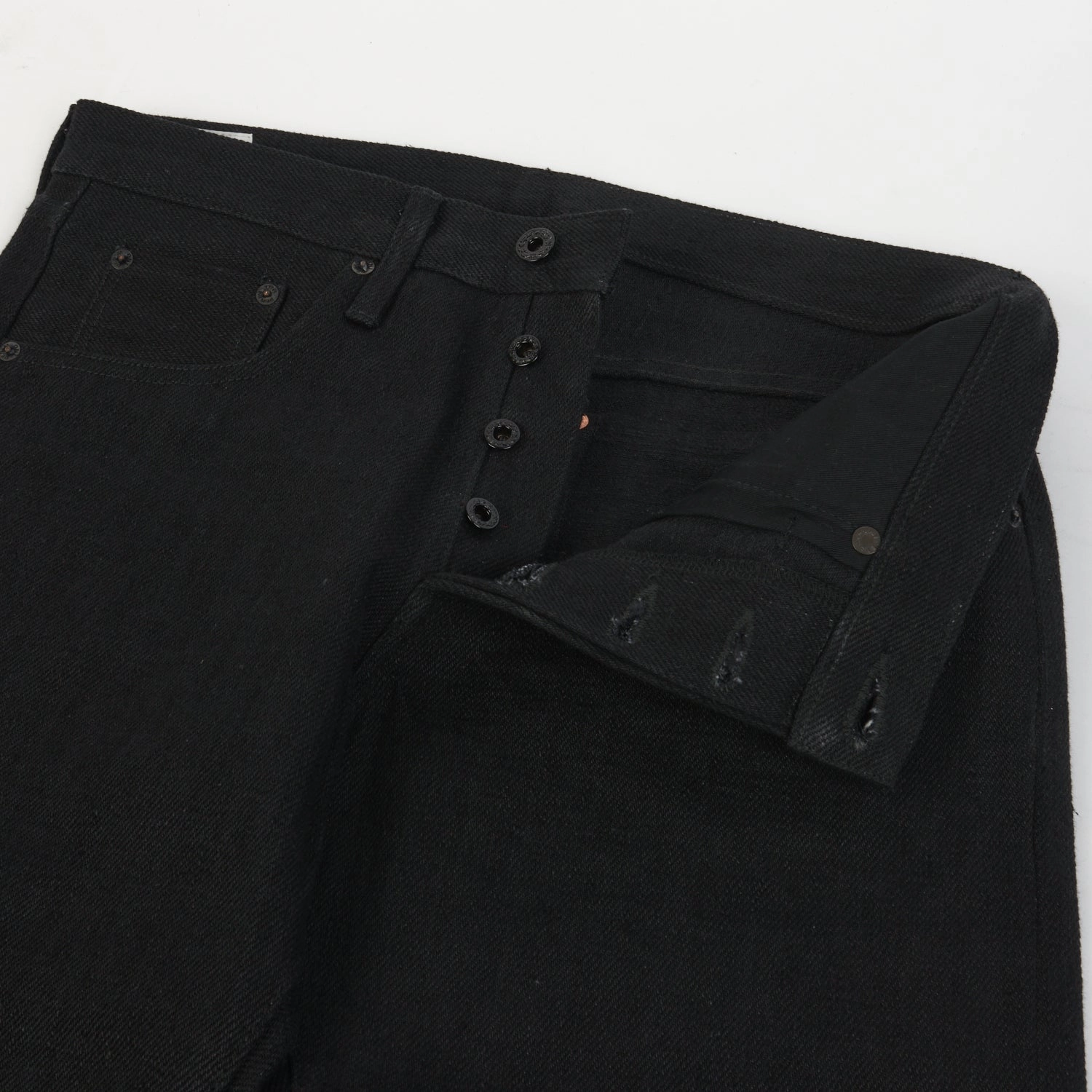 ONI Denim 546ZR-BK Secret Denim Regular Tapered Jean - Raw Core Look Breathable Brunch Outfit