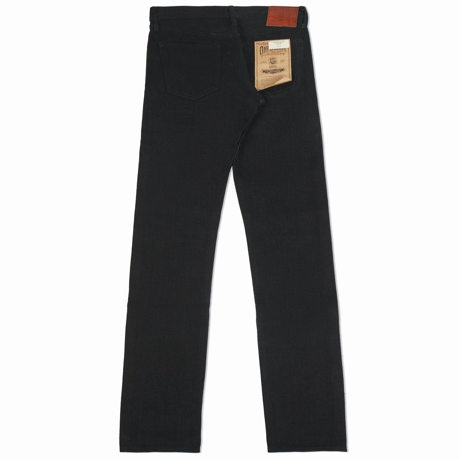 Mid Rise Fit Formal Fashion Lover ONI Denim 546ZR-BK Secret Denim Regular Tapered Jean - Raw