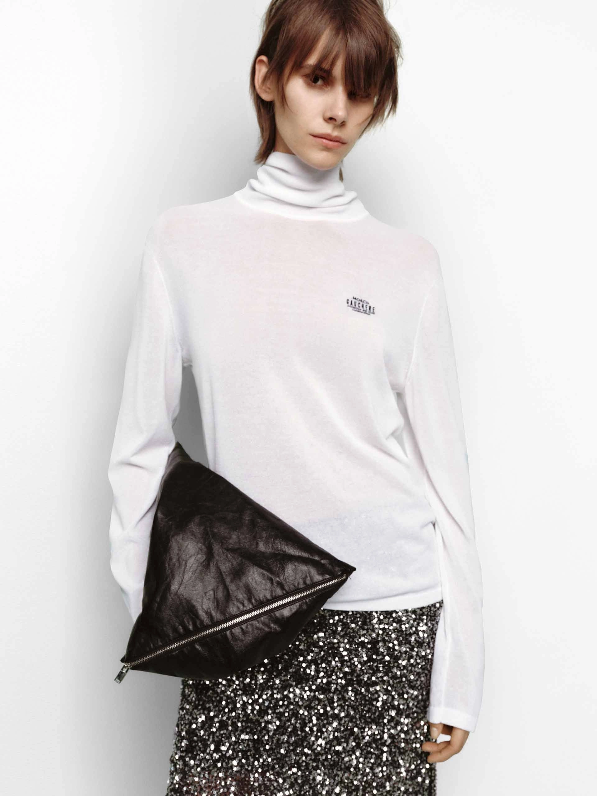 Sweater Care Guide Travel Ready Cotton Blend Turtleneck Sweater