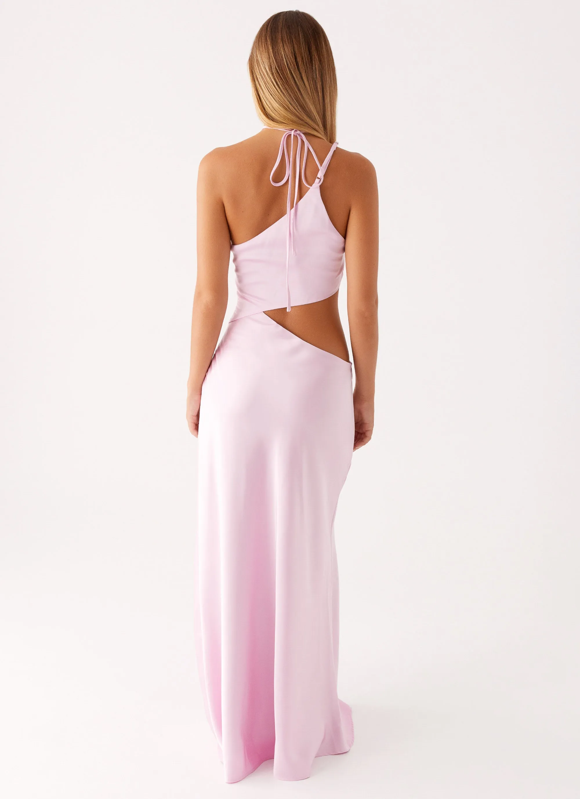 Courtney Maxi Dress - Pink Skin Touch