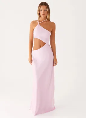 Courtney Maxi Dress - Pink Contrast-Lining