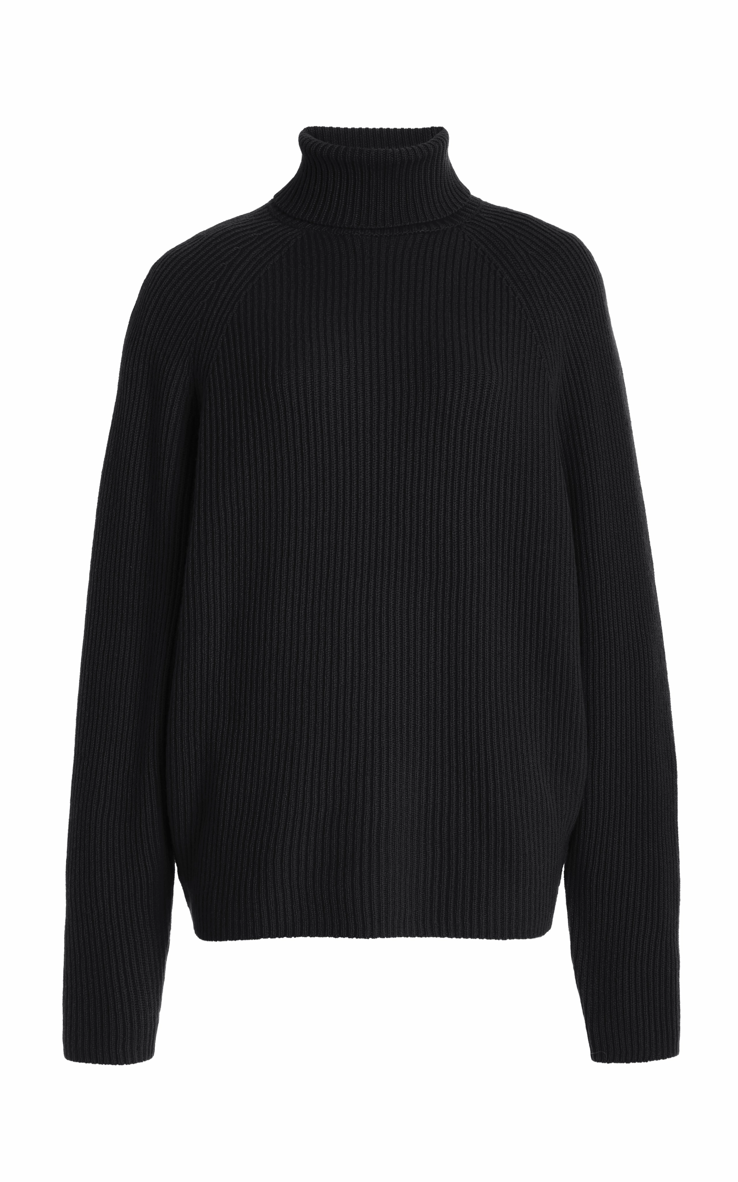 Wigman Knit Turtleneck Sweater in Black Cashmere Soft Material Fall Fashion