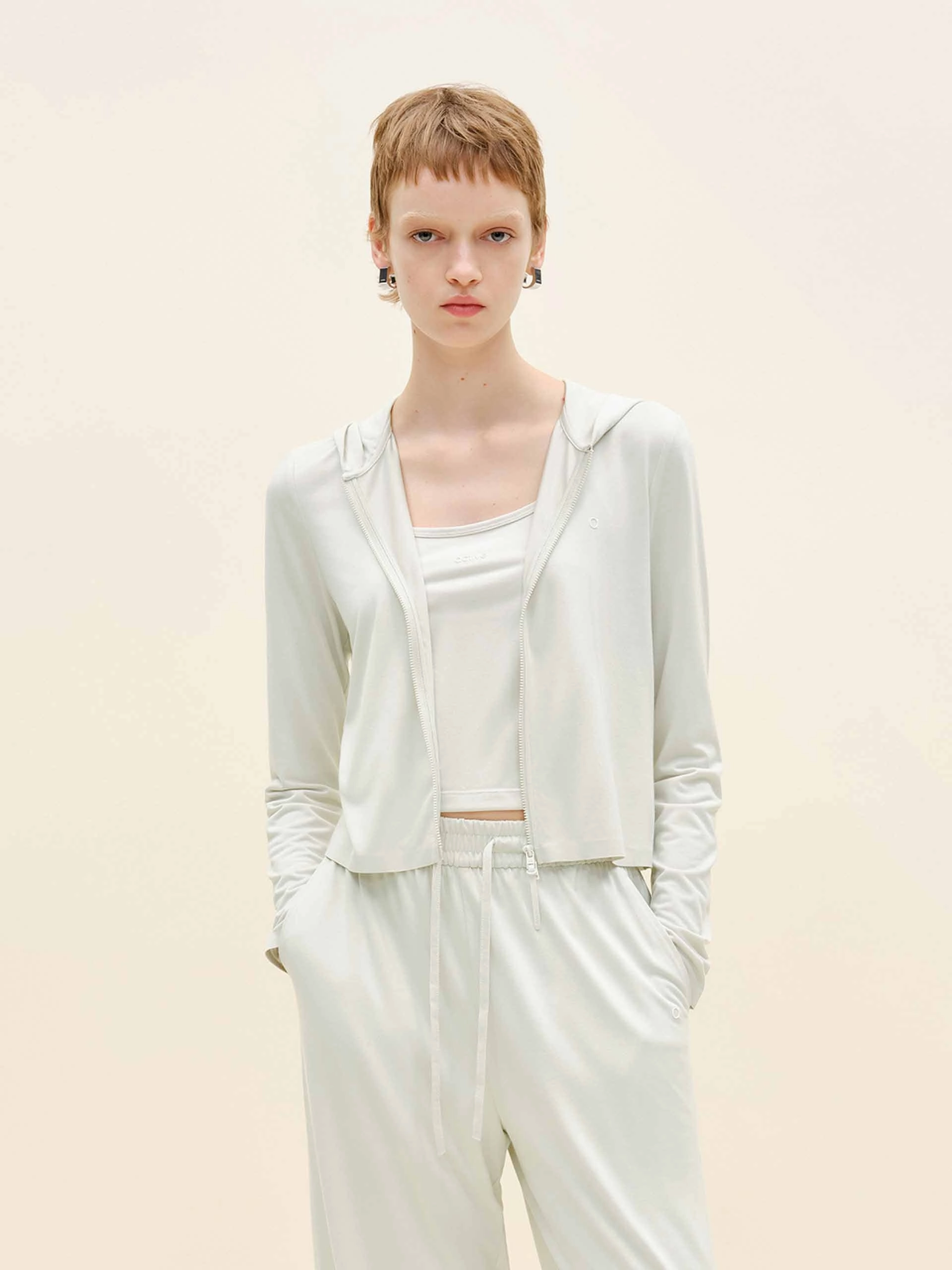 Cropped Long Sleeves Coat Aramid Fiber Reinforcement Designer Inspired