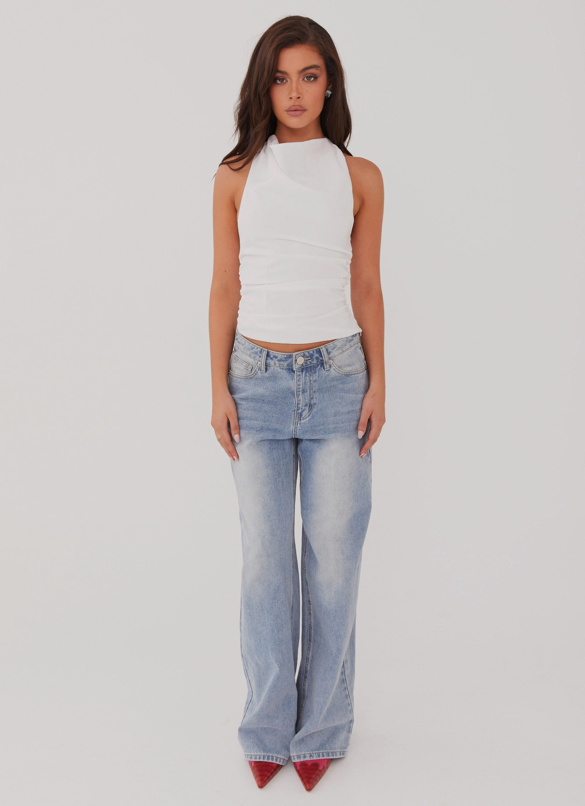 Cloud Whisper Linen Top - White Electronic - warfare - capable