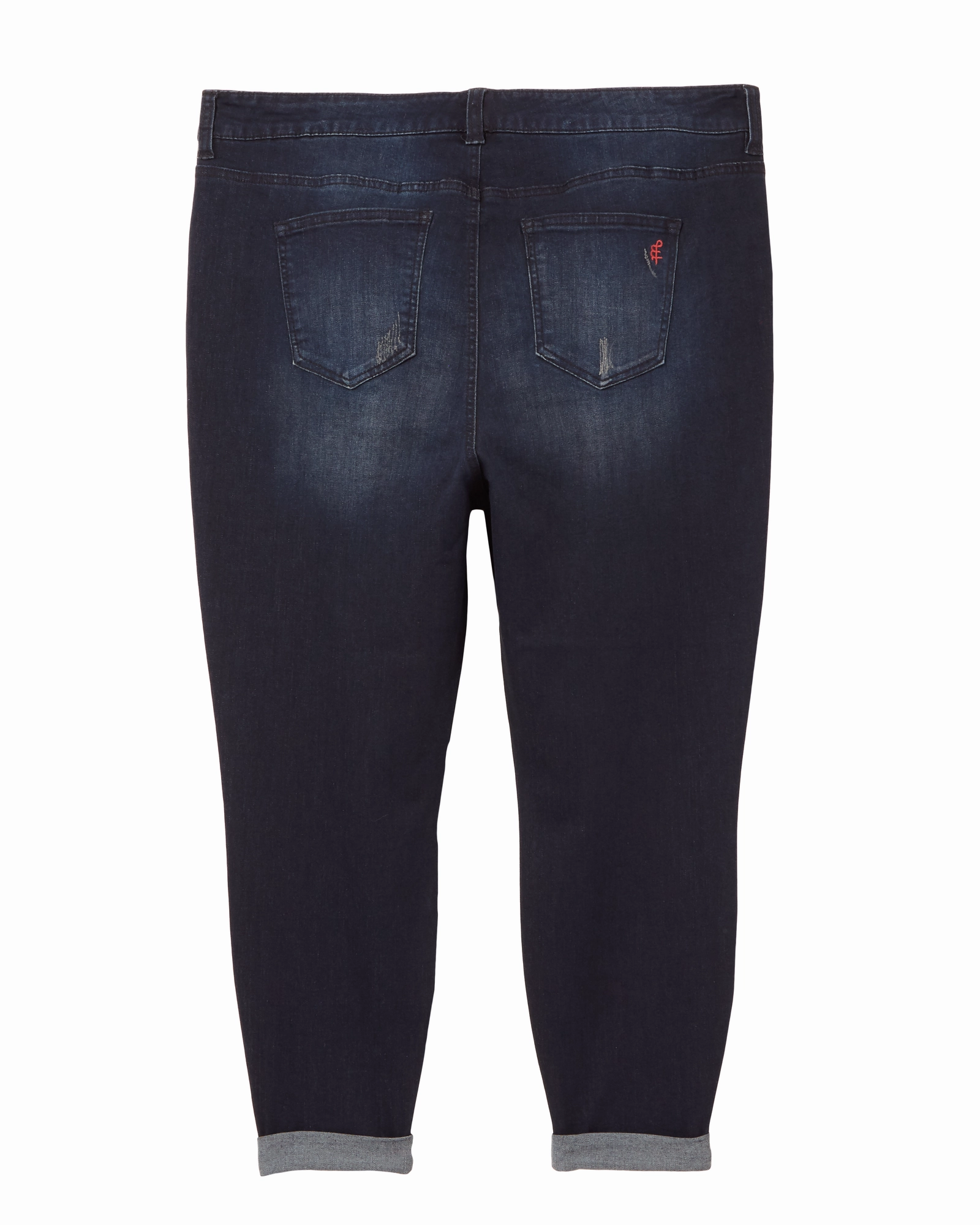 Gardner Double Rolled Capri | Dark Wash Quality Wear