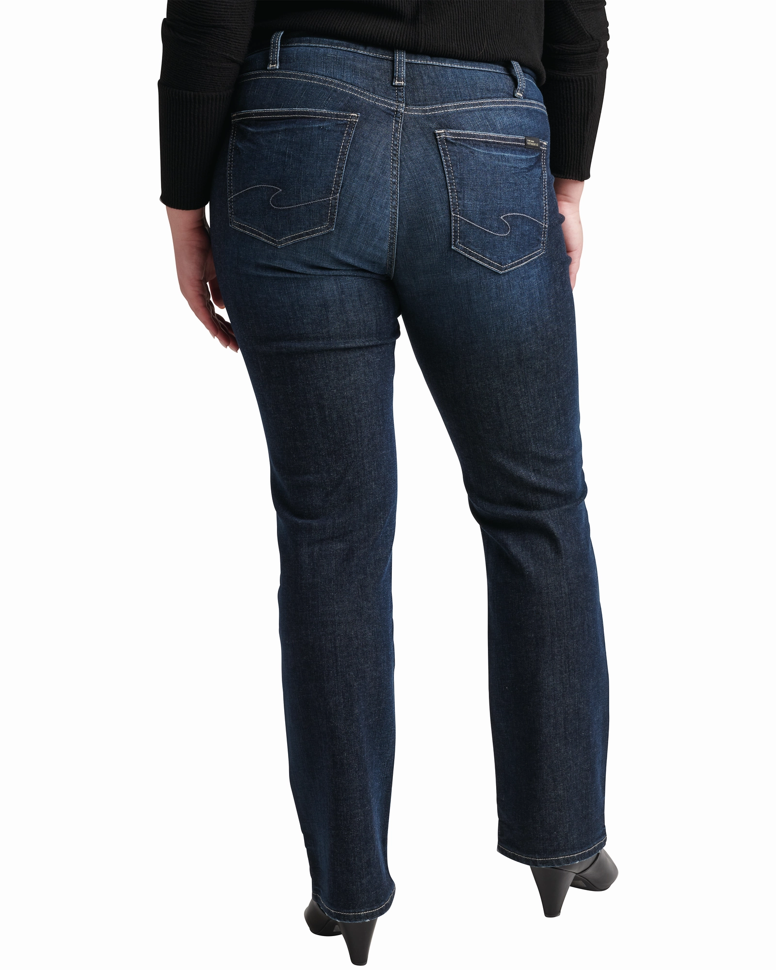 The Curvy Bootcut Jean (31" Inseam) | Dark Wash Base Comfort Parent Style Trendy Breathable