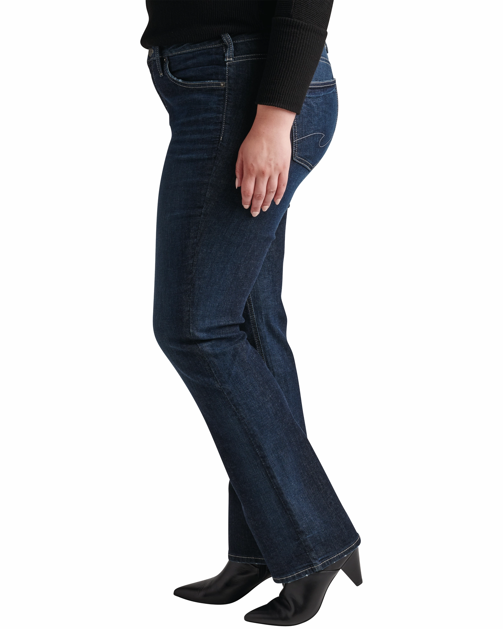 The Curvy Bootcut Jean (31" Inseam) | Dark Wash Artist Vibe Everyday