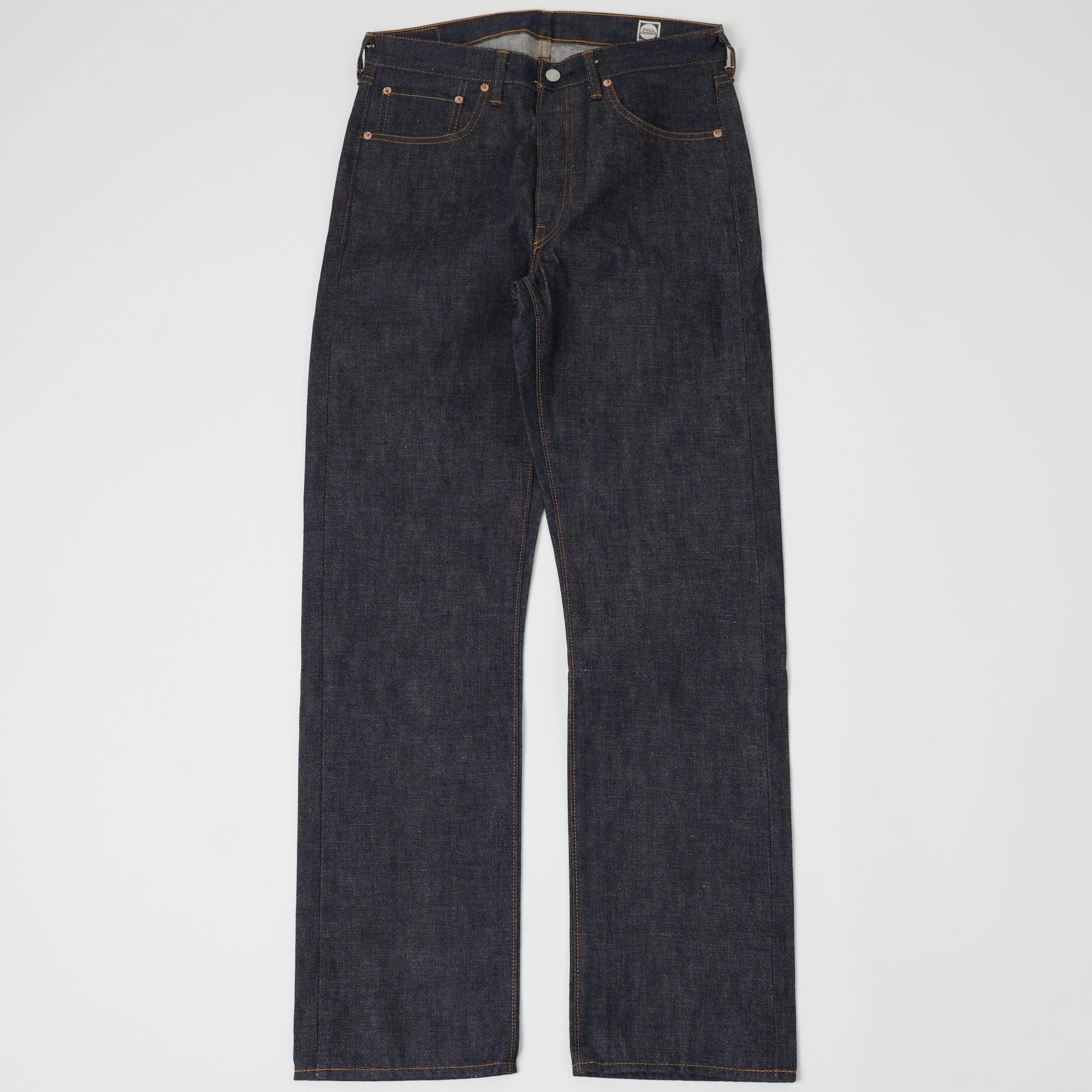 Full Count 1102 'Choice' 13.7oz Regular Straight Jean - Raw Routine Style