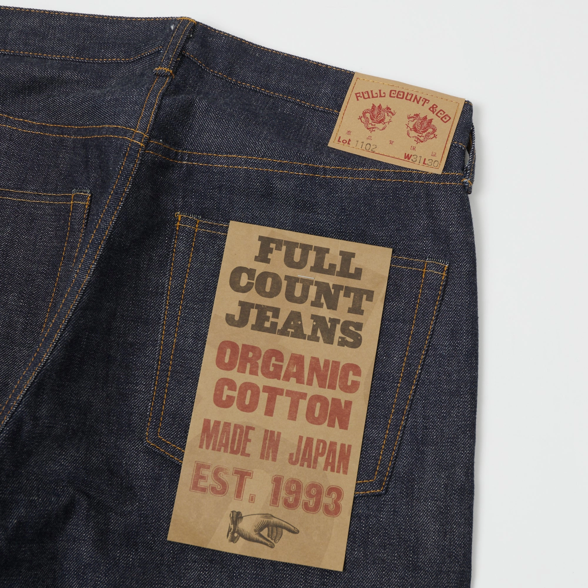 Vibrant Design Full Count 1102 'Choice' 13.7oz Regular Straight Jean - Raw