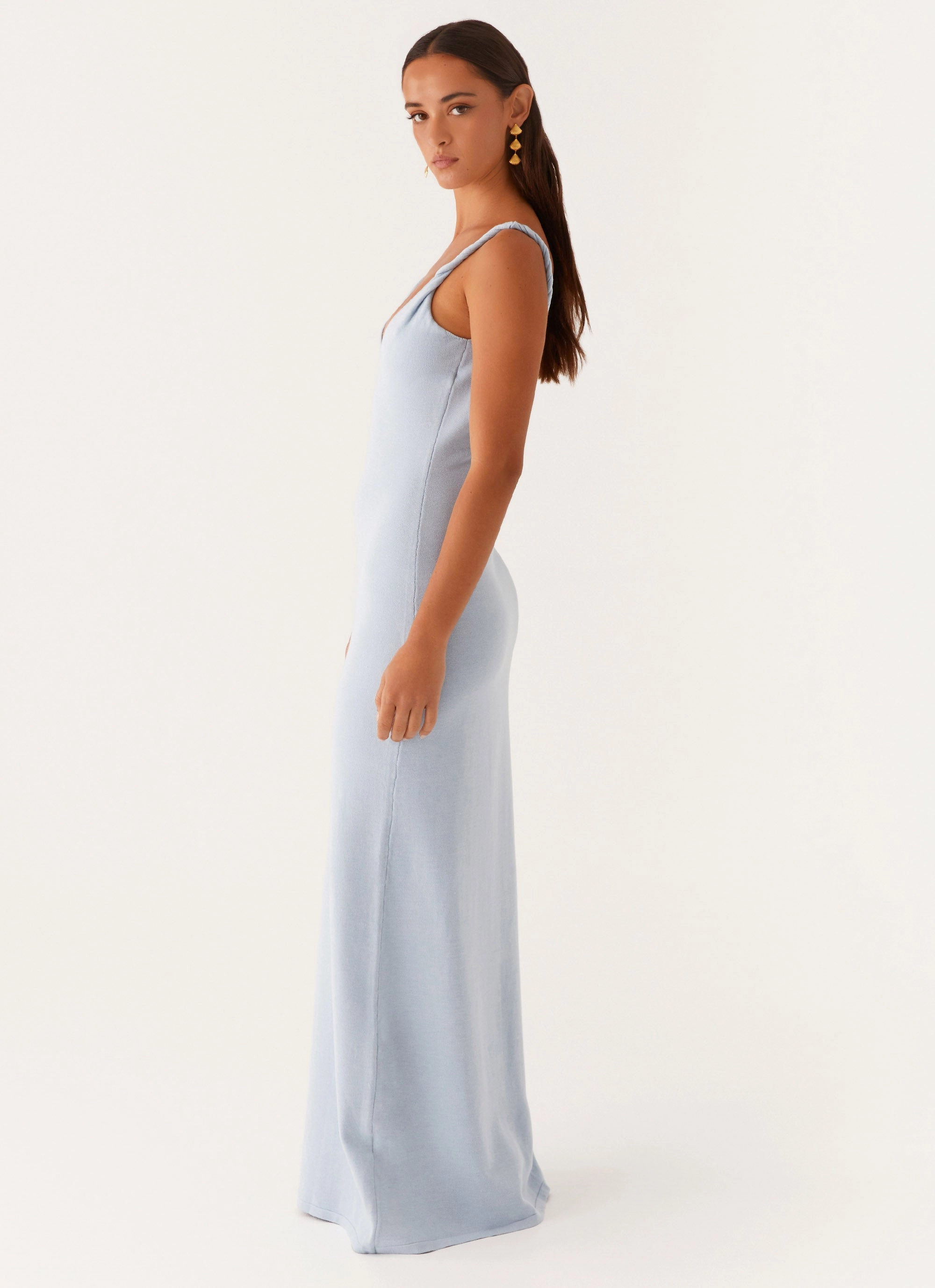 Lightweight Feel Natural Form Anastasia Maxi Dress - Blue