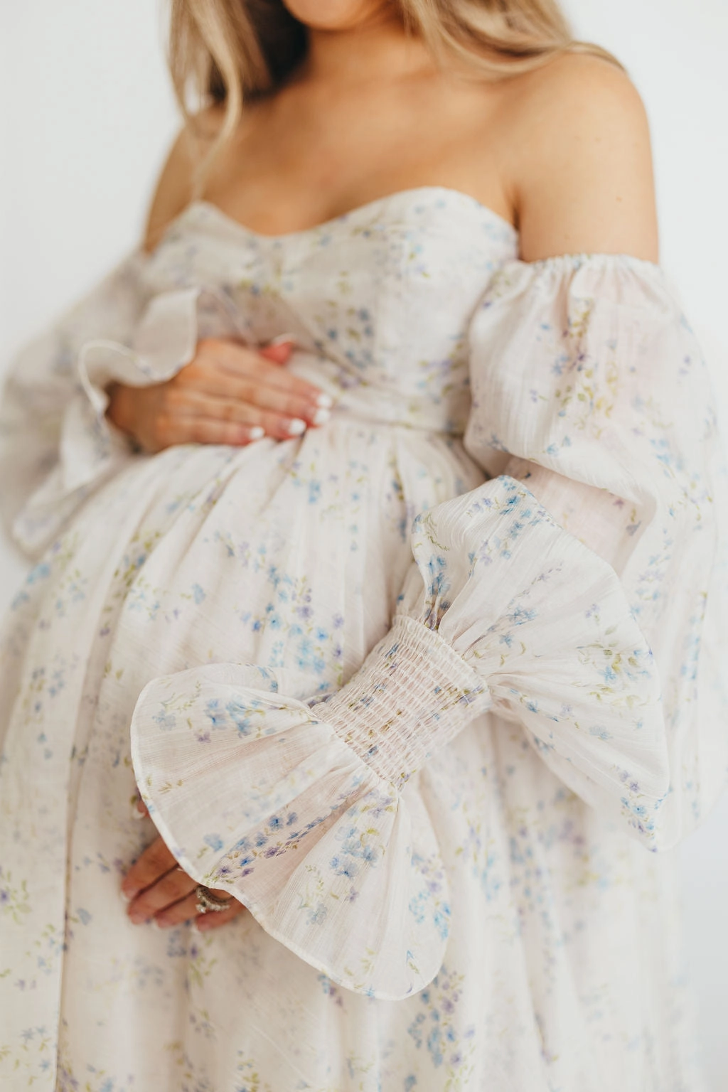 Fall Mood Dear Skye Floral Dress in Blue