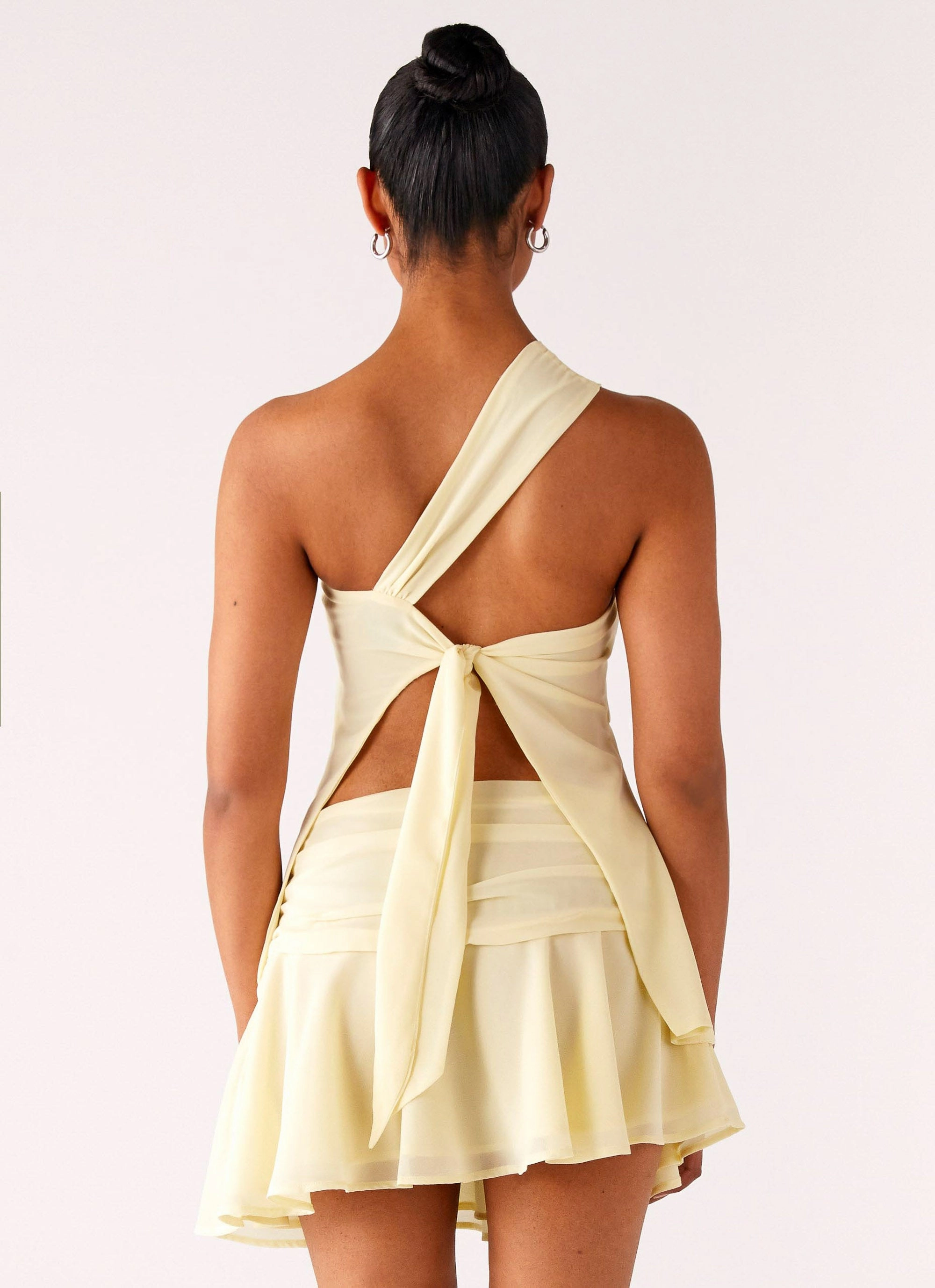 Delight Me Asymmetrical Top - Yellow safeguard