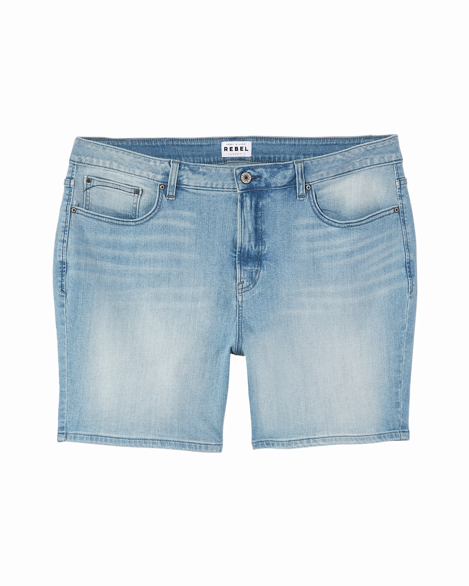 Delmar Boyfriend Shorts | Light Wash Sustainable Denim Production Go Out Style