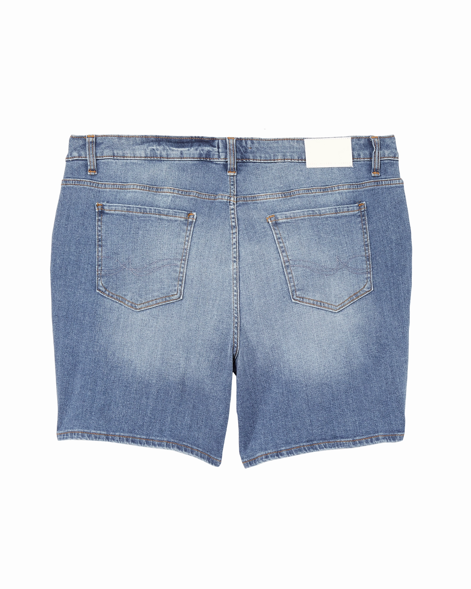 Athlete Fit Holiday Vibes Garment Dyed Technique Delmar Destructed Boyfriend Shorts | Light Wash