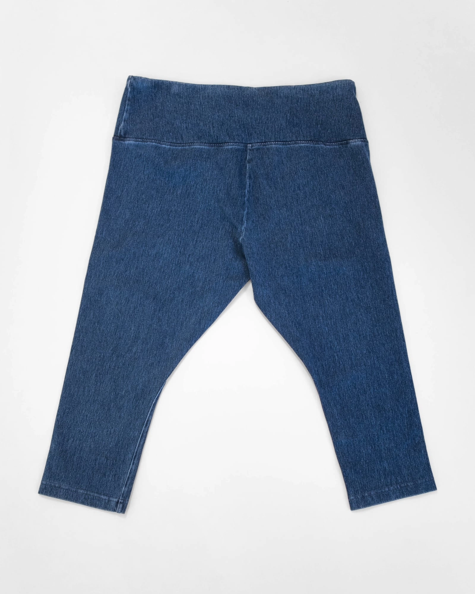Denim Capri | Mid Wash Fit Anytime Versatile Relaxed Style