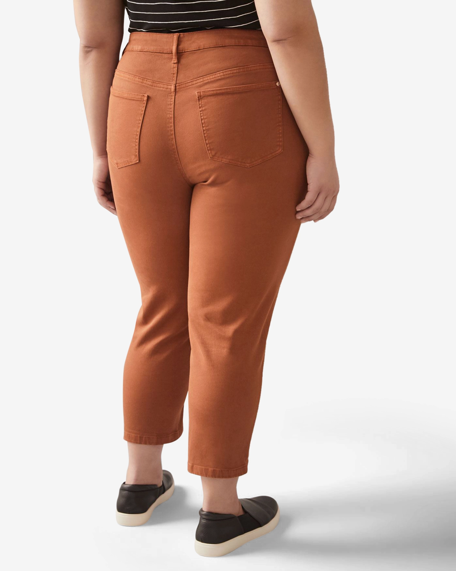 Jessie Cropped Jeans | Brown Universal Favorite