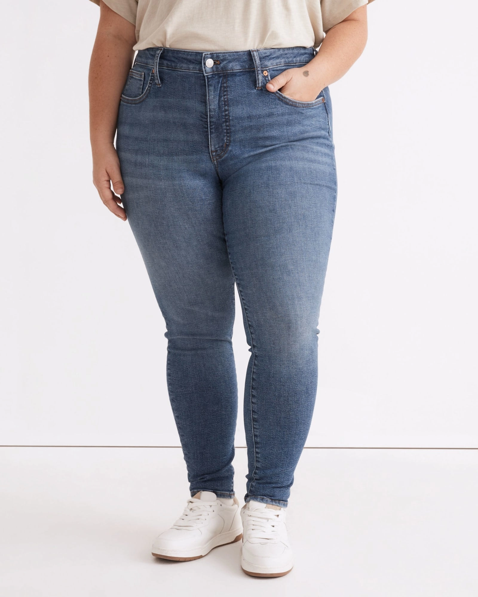 Diana Indigo Skinny Jeans | Heathfield Wash Heavyweight Denim Party Look Weekend Warrior