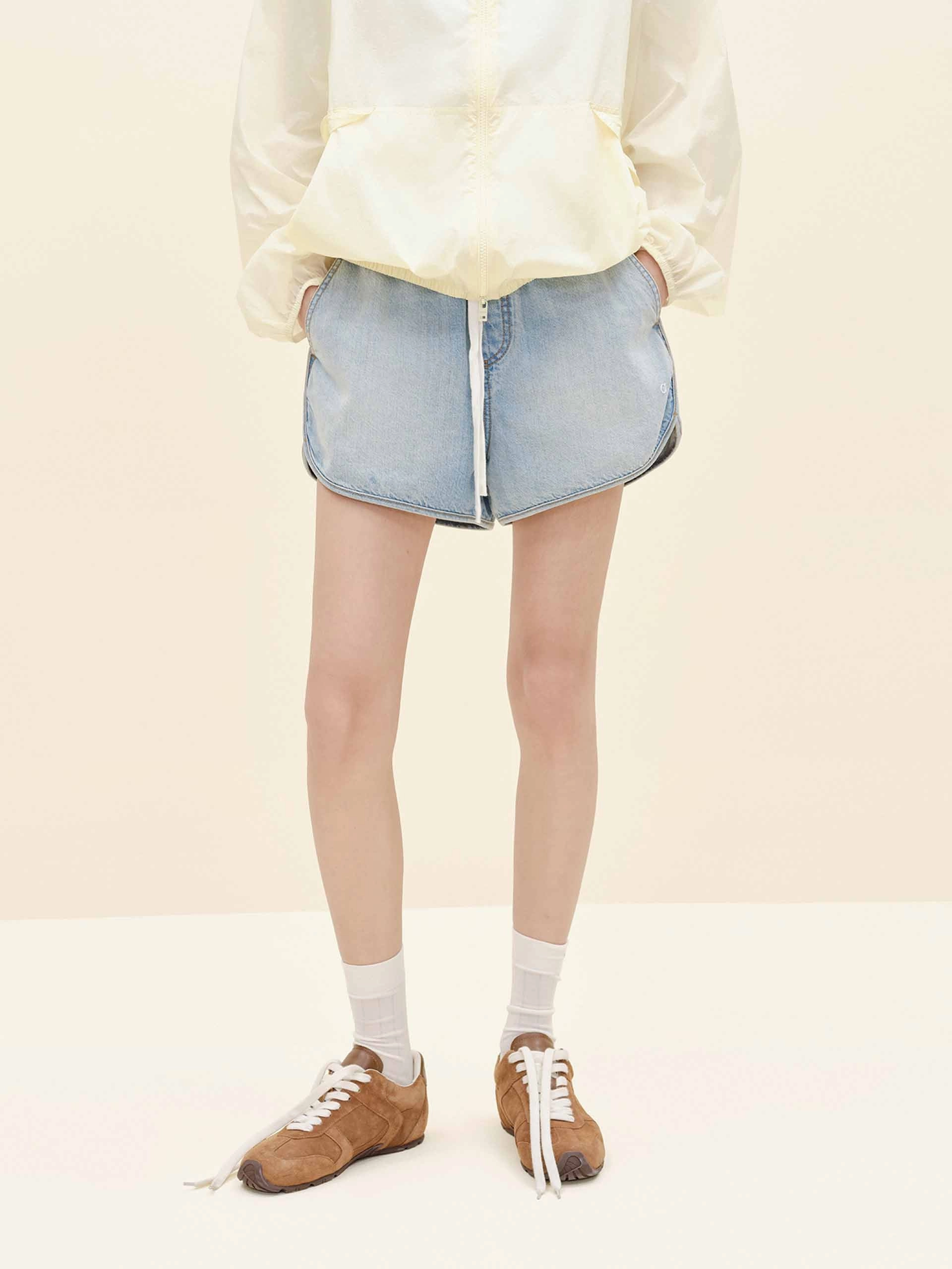 Dolphin Hem Drawstring Shorts Performance Comfort Relaxed Style