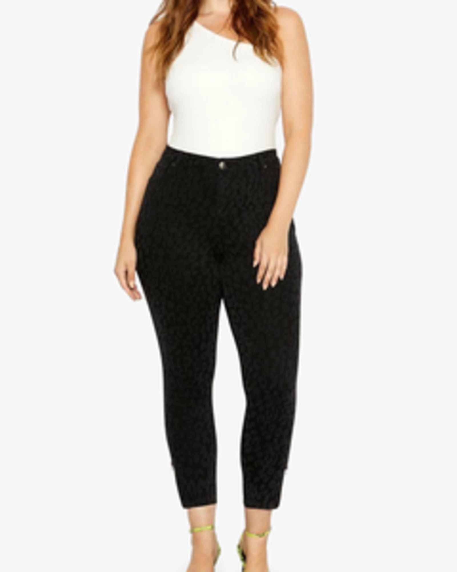 Weighted Hemline Autumn Days Outdoor Enthusiast Streetwear Fan Dorothy Printed Skinny Jean | Ulla