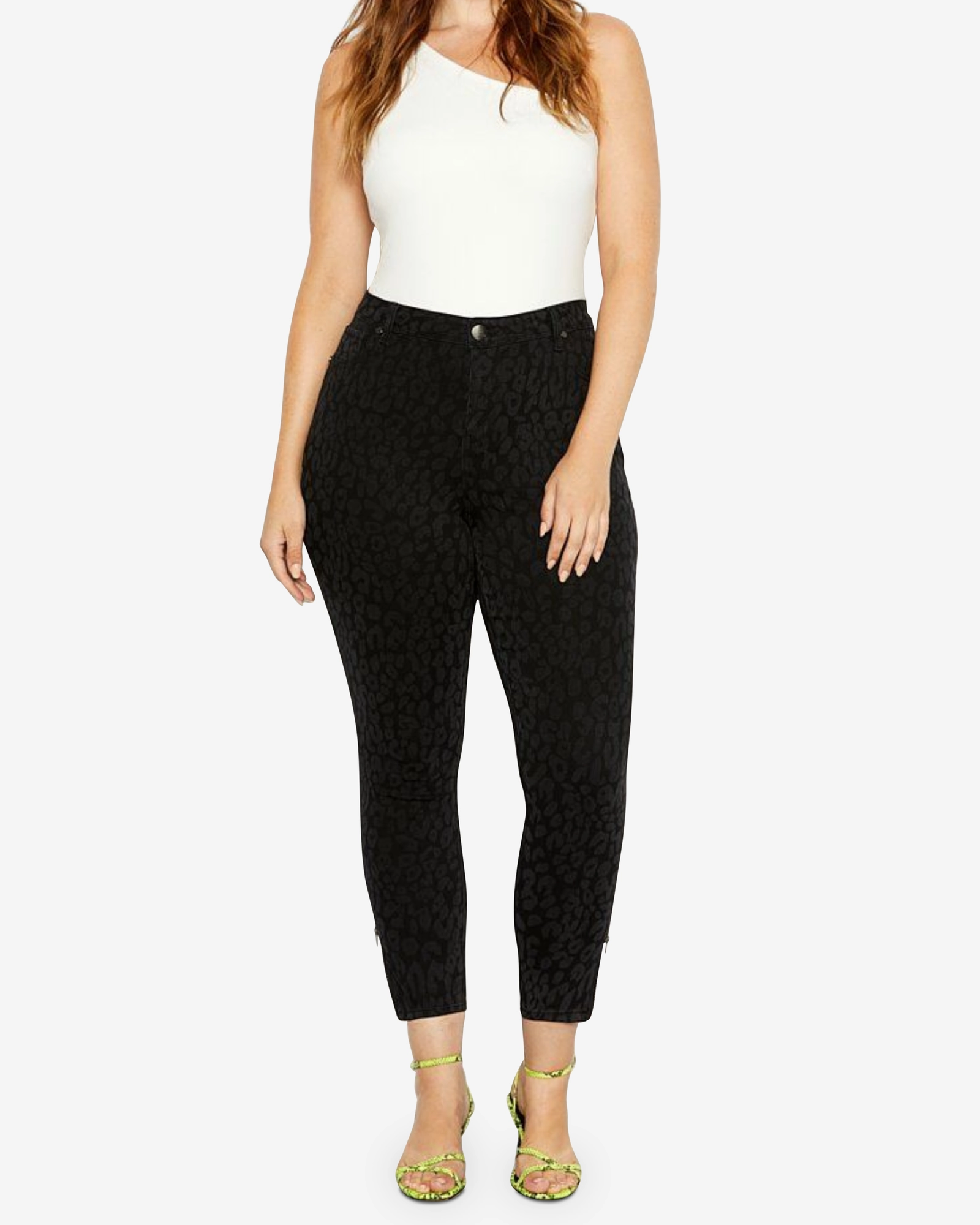 Spring Mood Office Wear Minimalist Dorothy Printed Skinny Jean | Ulla