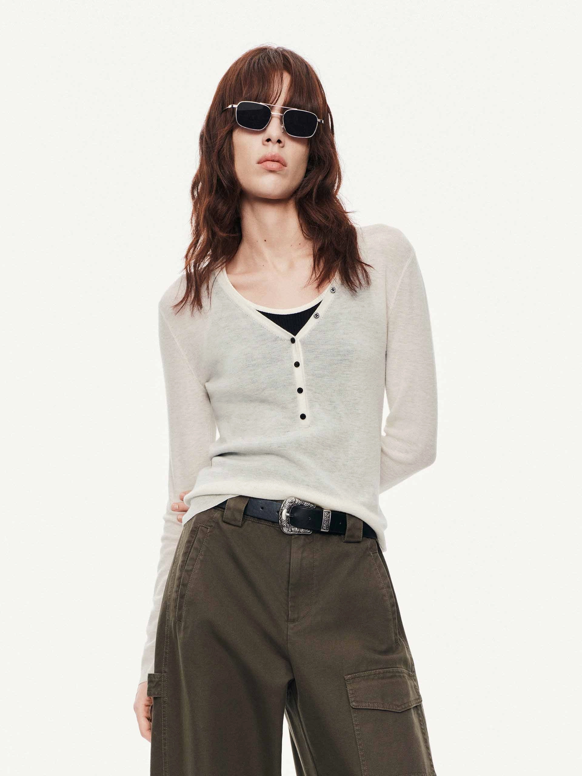 Base Layer Slim Fit Wool Sweater