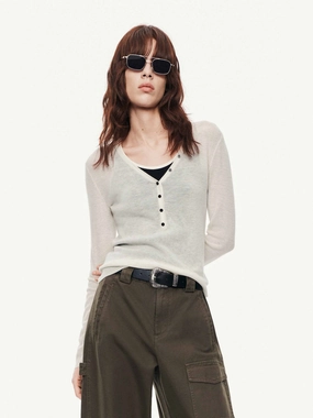 NonRestrictive Fit Quiet Style Slim Fit Wool Sweater