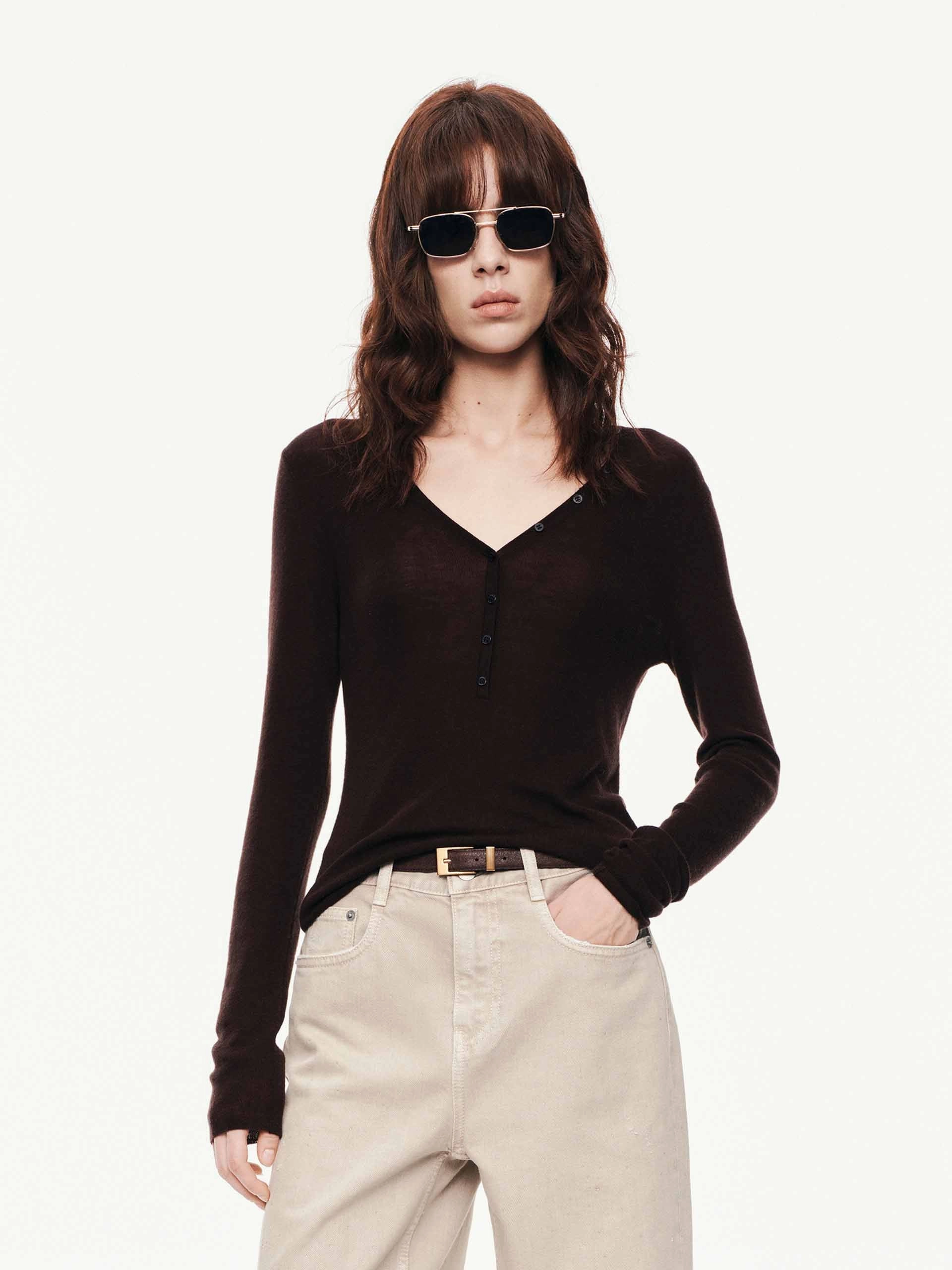 Fashion Ease Transitional Layer Slim Fit Wool Sweater