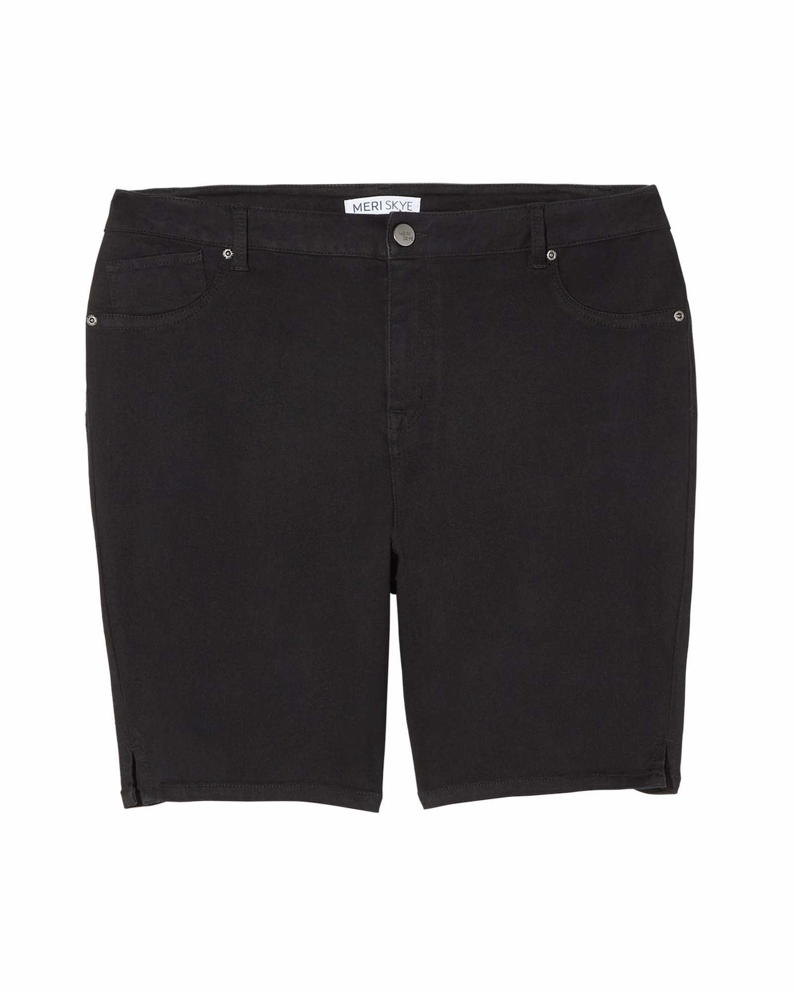 Coleman Bermuda Short with Slit Detail | Black Odor Control Treatment