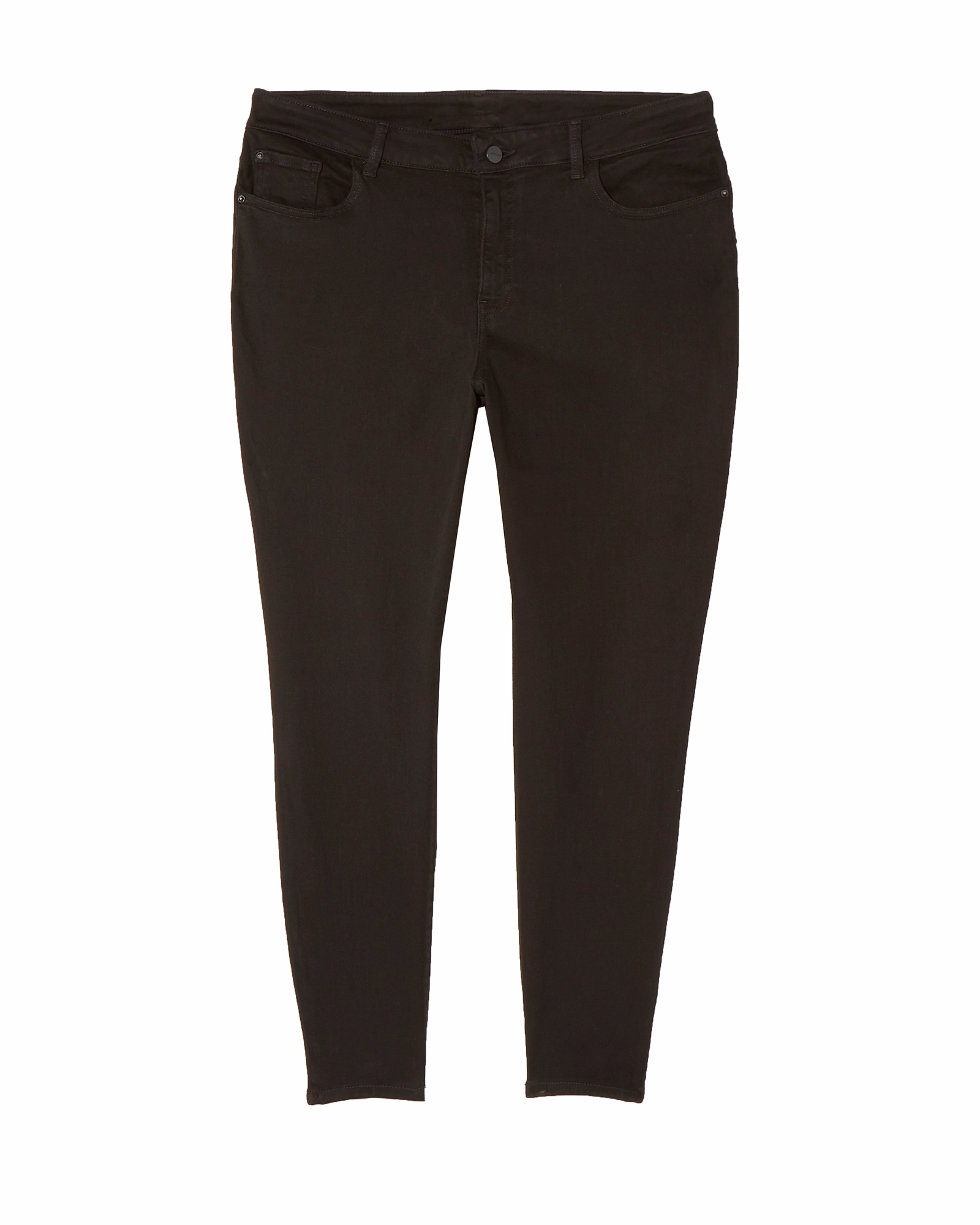 Daily Uniform Distressed Details Dover Straight Leg Jean | Black